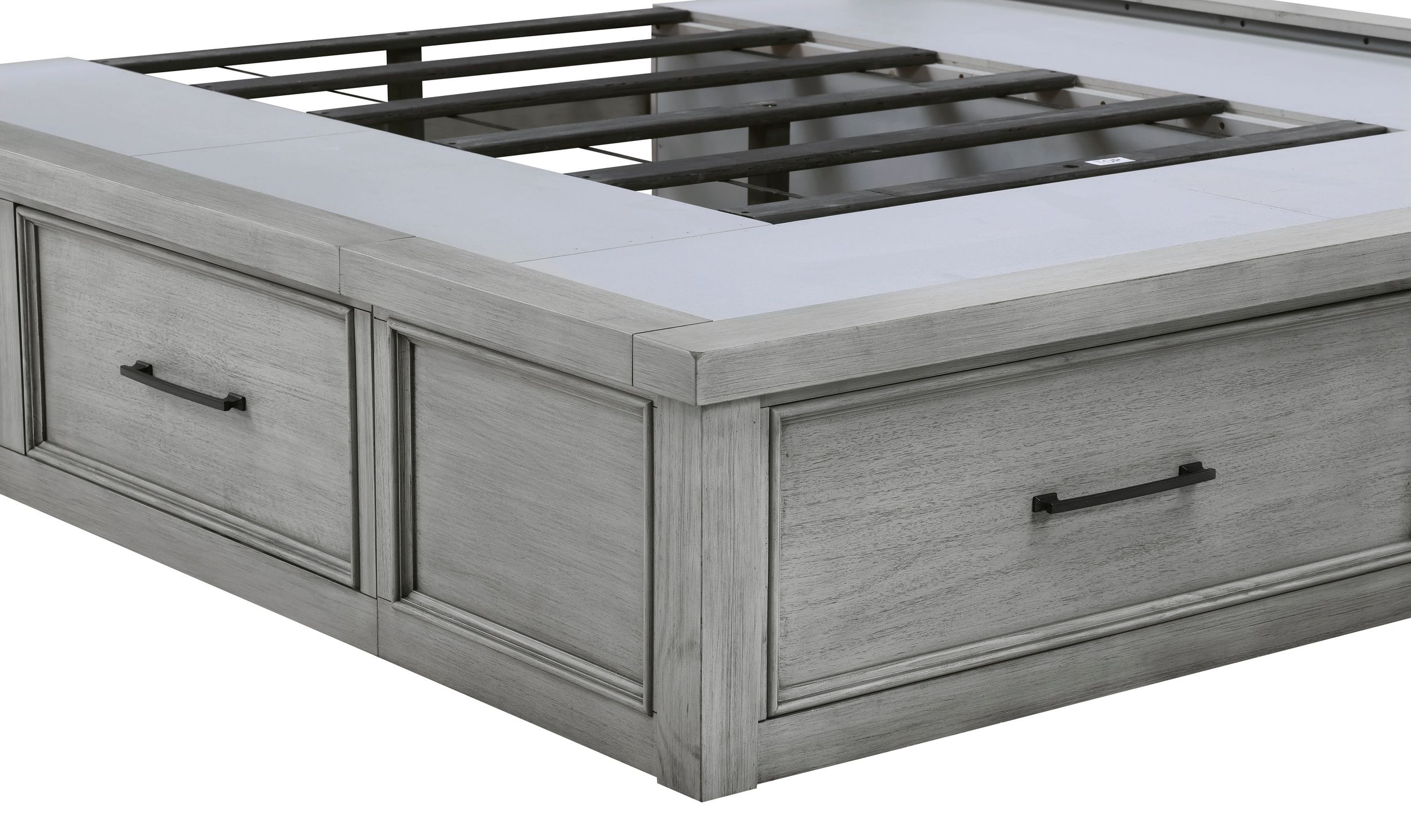 Logandale Wood Storage Platform Bedroom Set