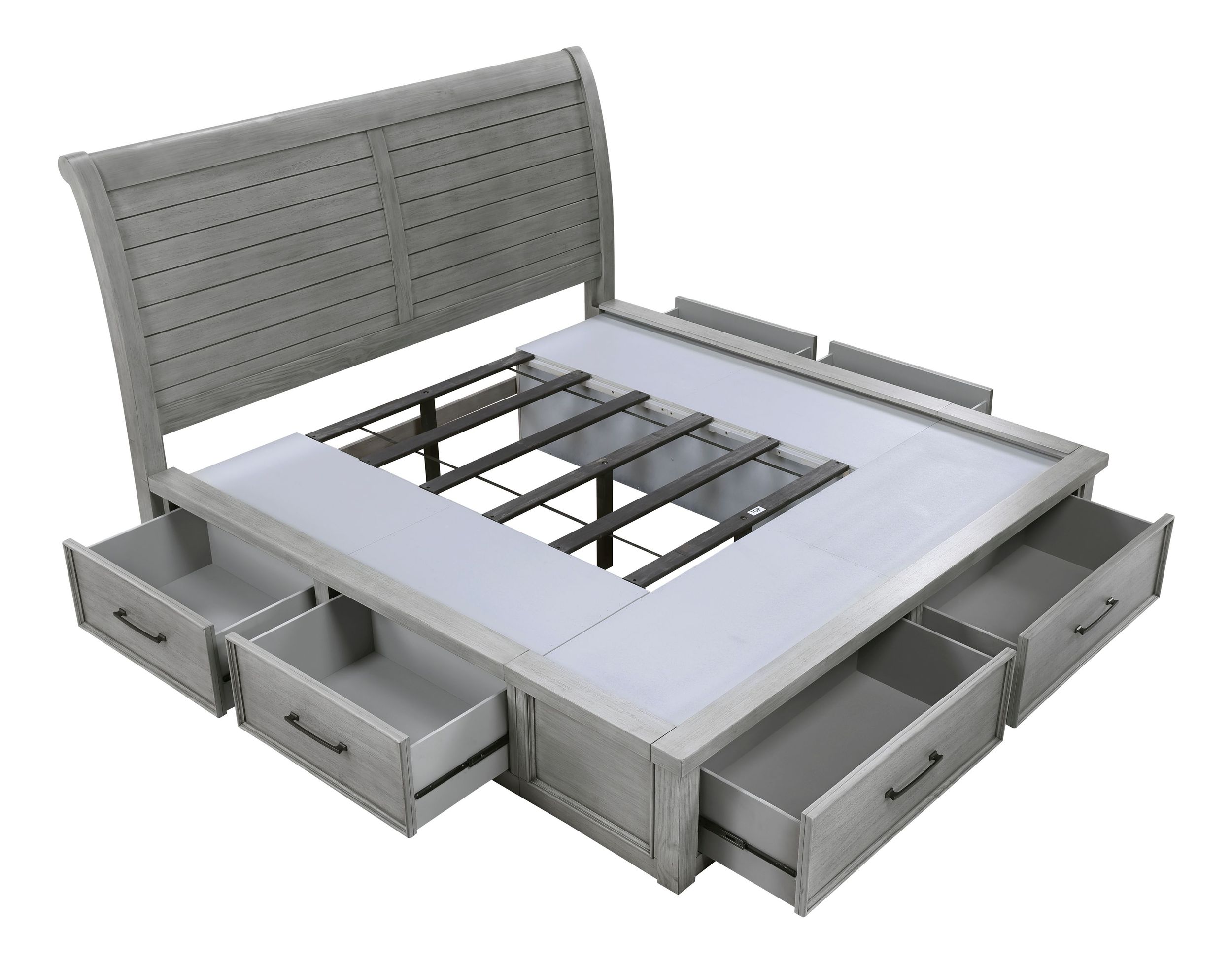 Logandale Wood Storage Platform Bedroom Set