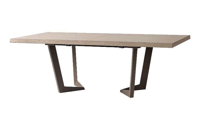 Elite NET Rectangular Wood/Metal Dining Table w/2 Extentions