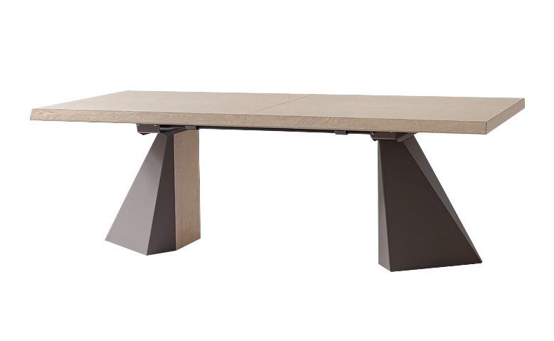 Elite Tent Rectangular Extendable Dining Table w/2 Extensions