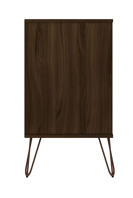 Rockefeller 10-Drawer Tall MDF Double Dresser w/Metal Legs