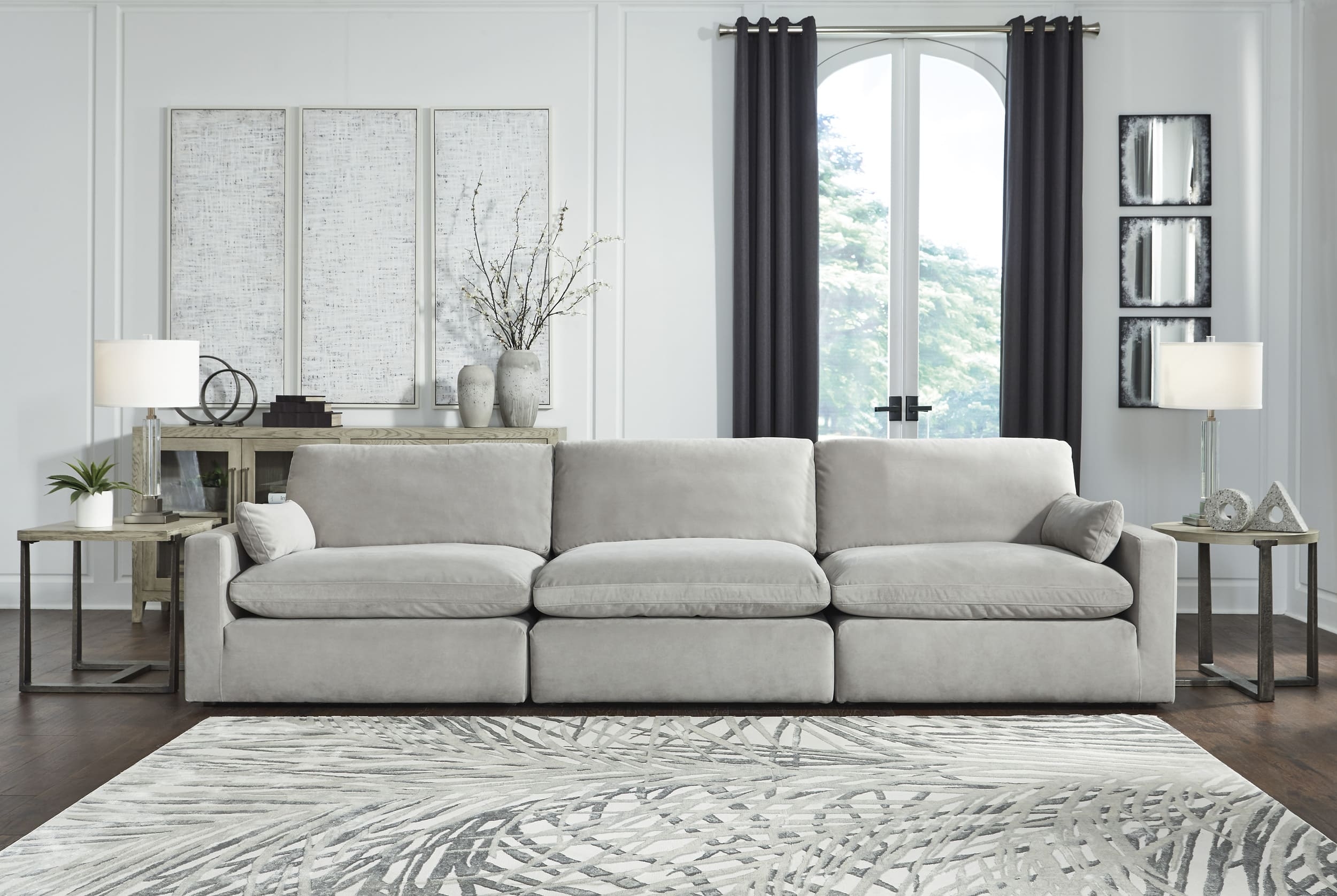 Sophie 3-Piece Polyester Modular Sofa