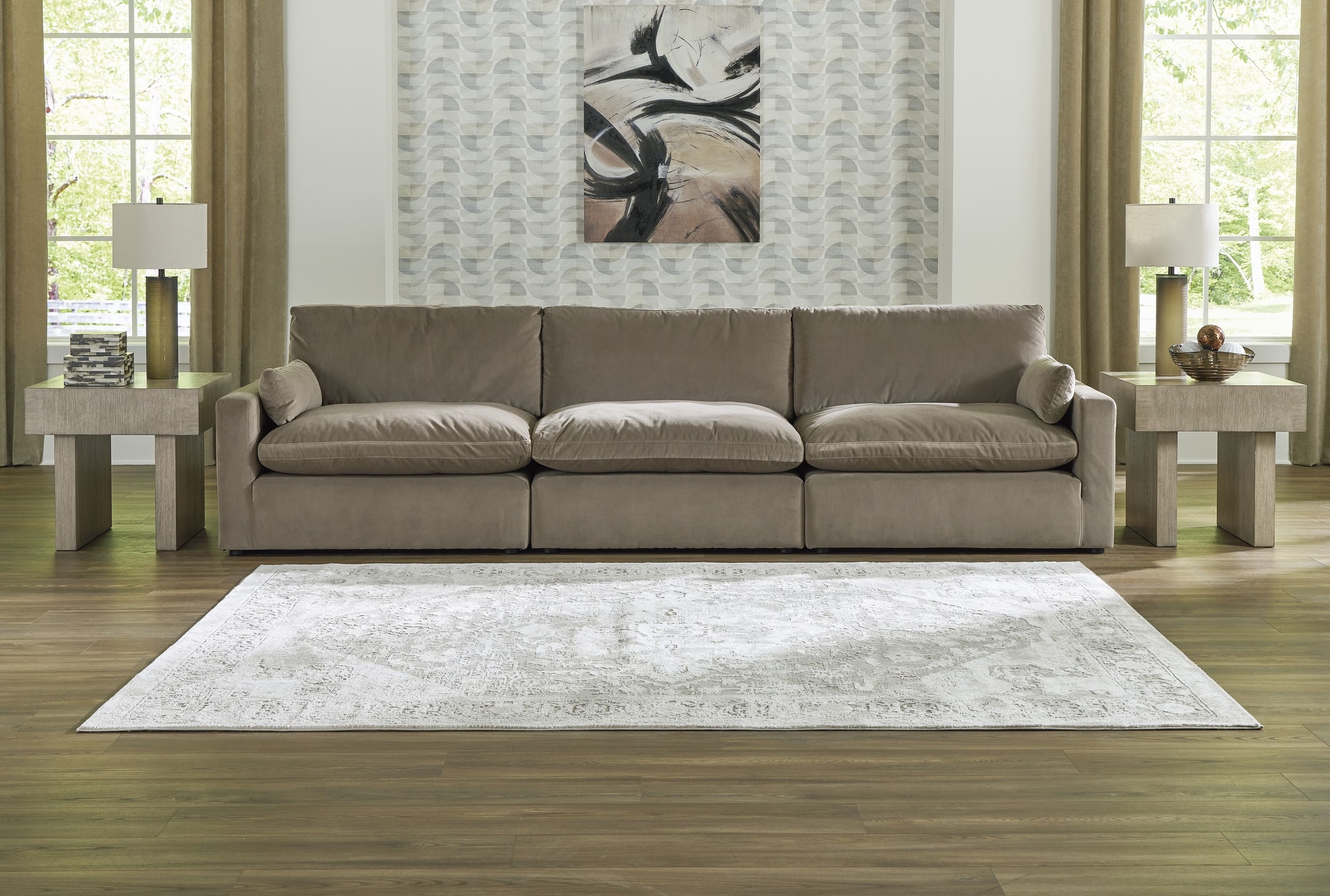 Sophie 3-Piece Polyester Modular Sofa