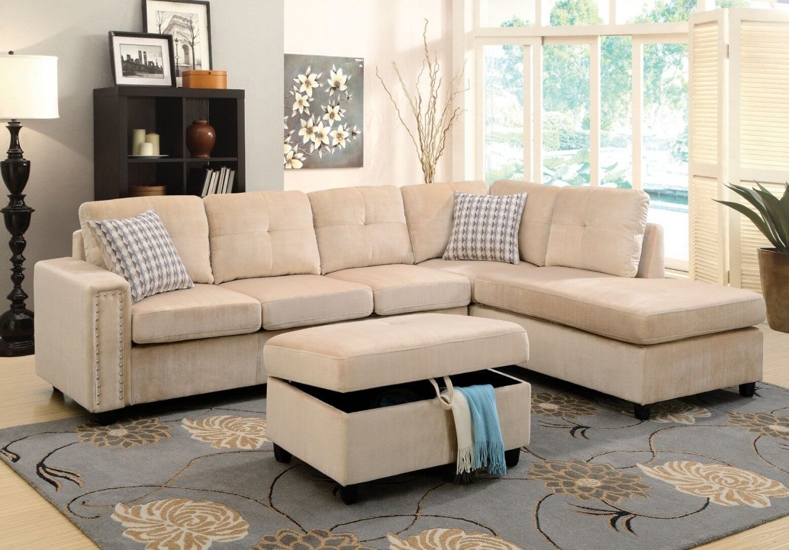 Belville Reversible Sectional Sofa