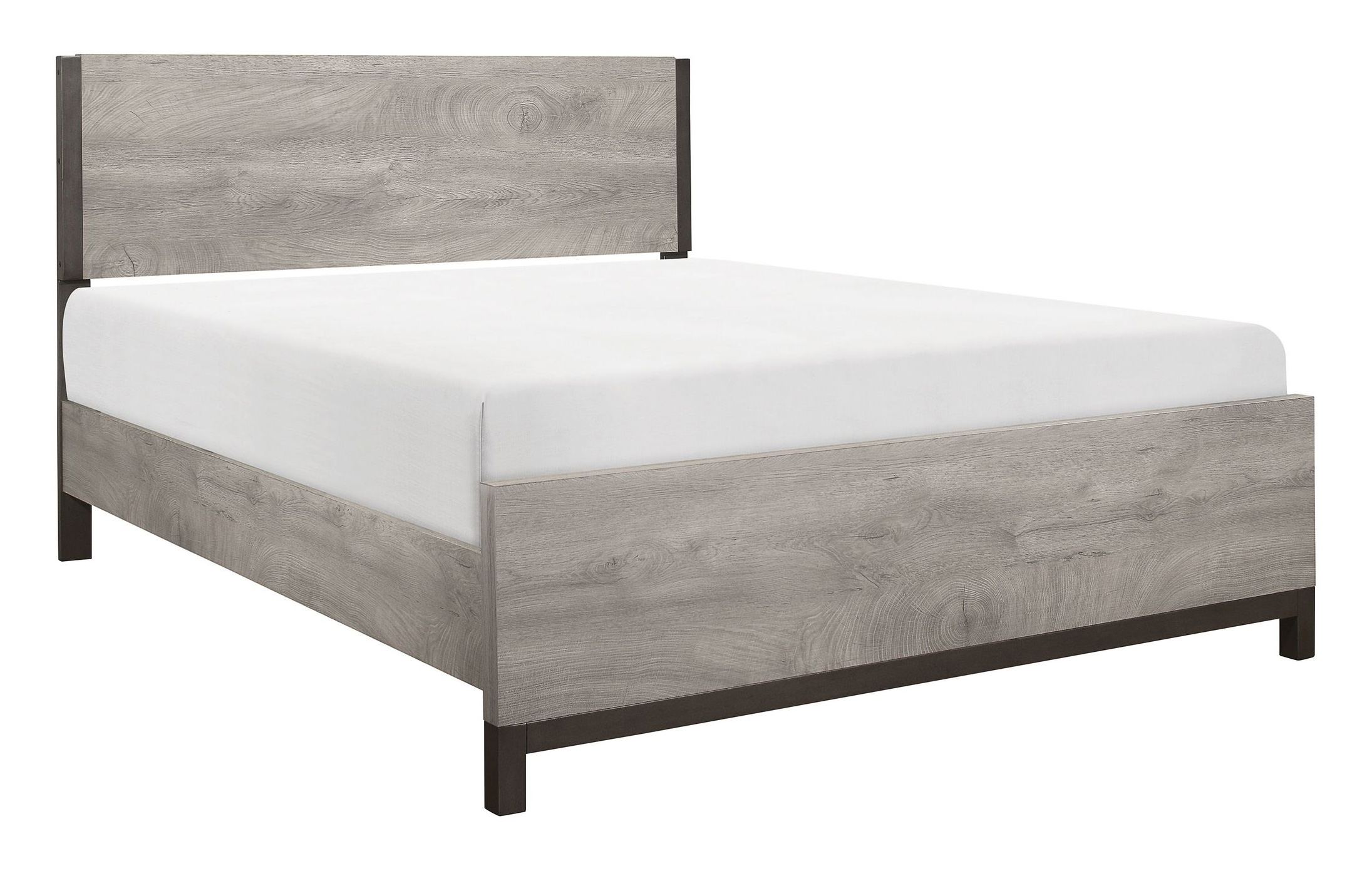 Zephyr Melamine/Wood California King Panel Bed