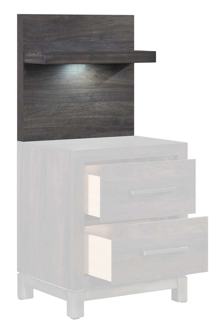 Zephyr Melamine/Wood Wall Panel for Night Stand
