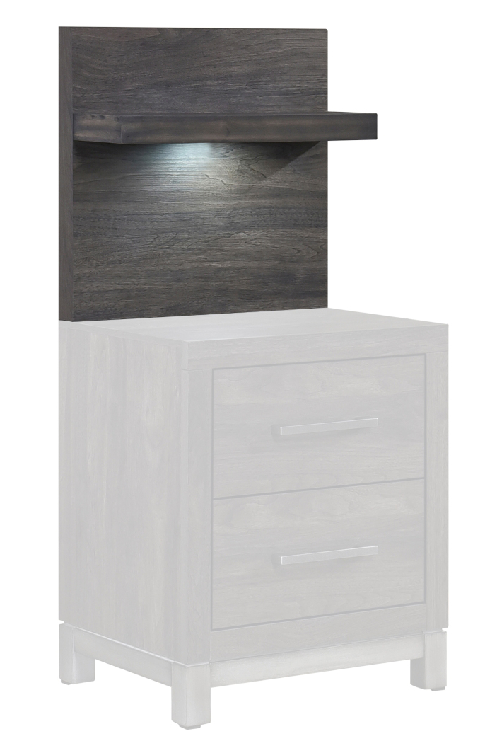 Zephyr Melamine/Wood Wall Panel for Night Stand