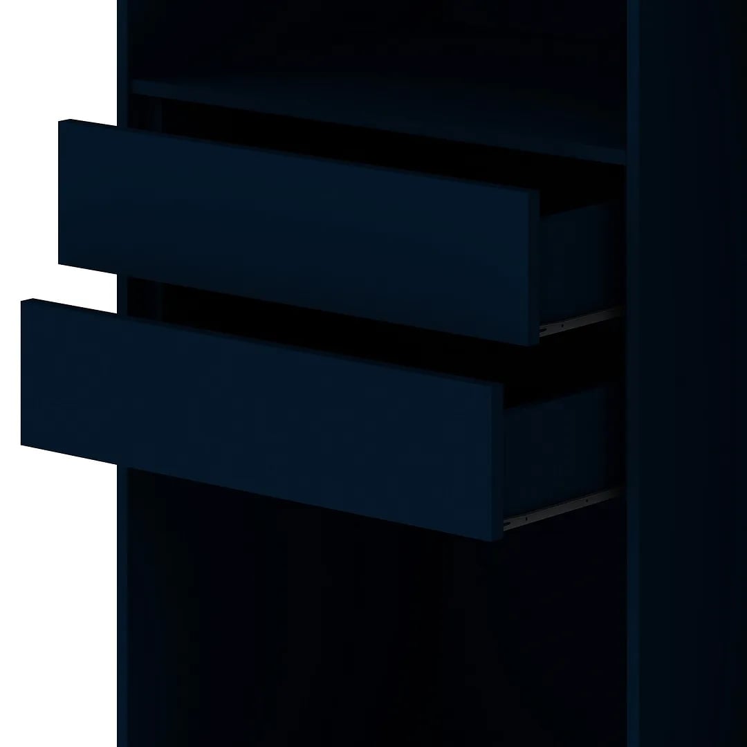 Gramercy 2-Section Freestanding Wardrobe Armoire Closet 