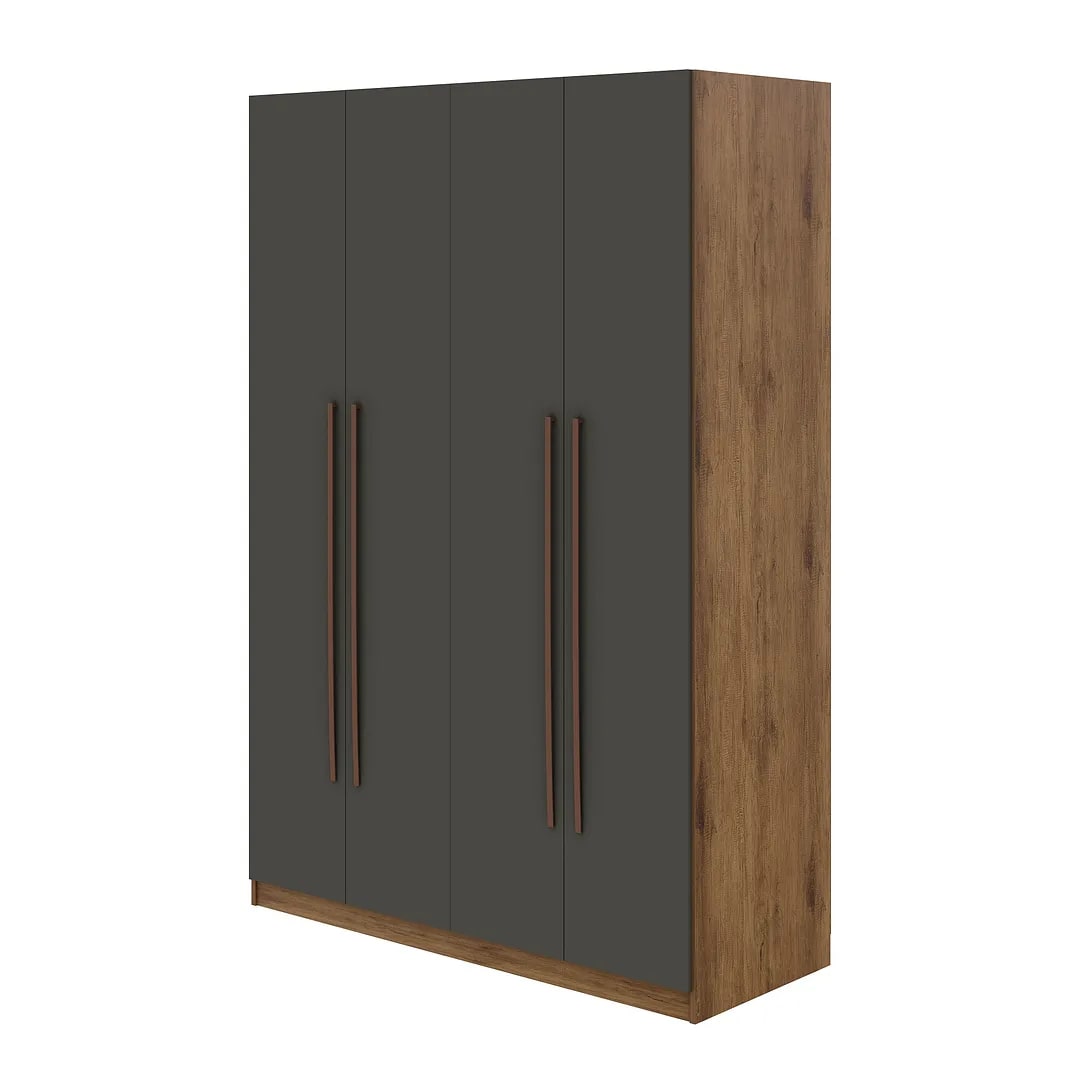 Gramercy 2-Section Freestanding Wardrobe Armoire Closet 