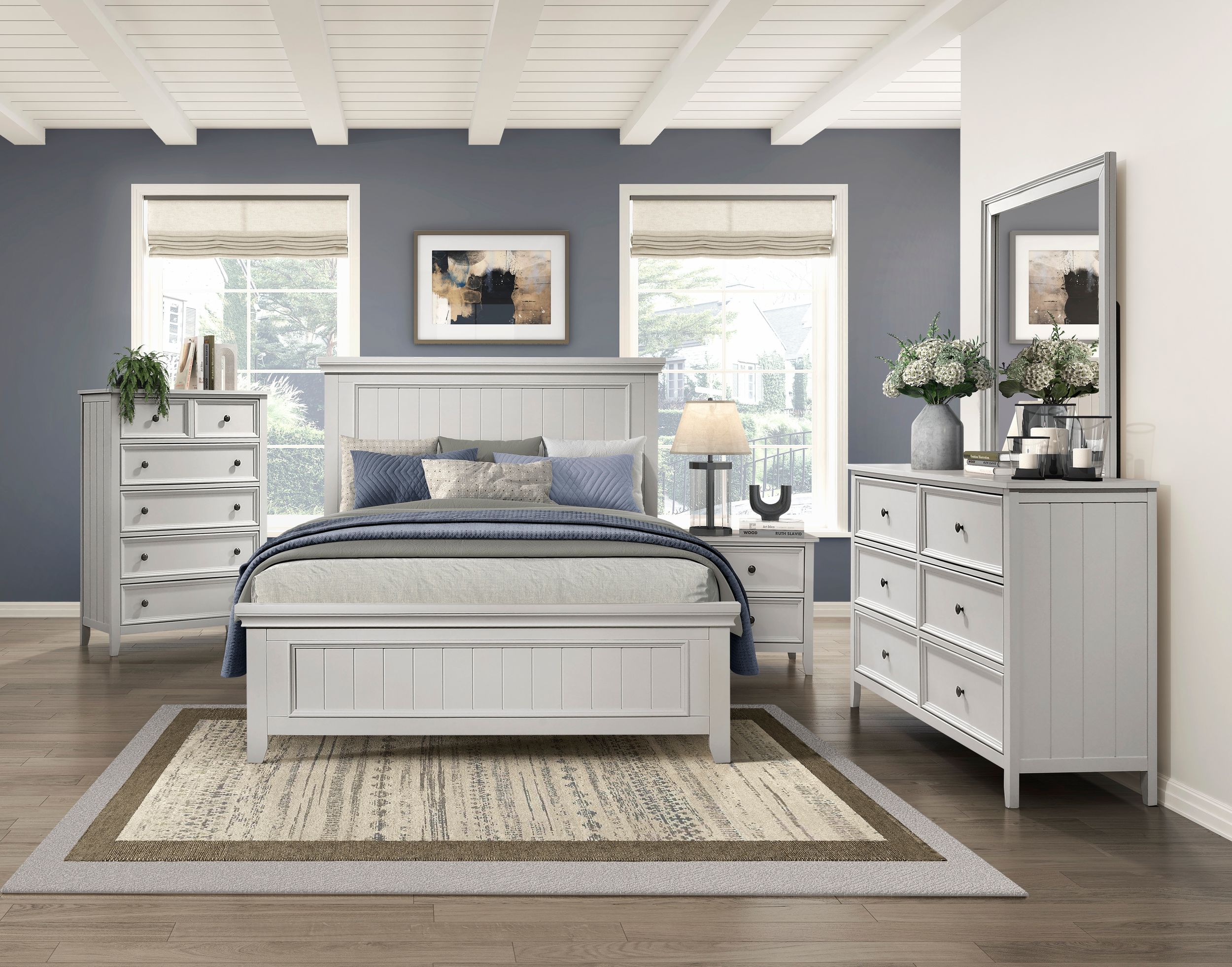 Donahue Wood Queen Panel Bed