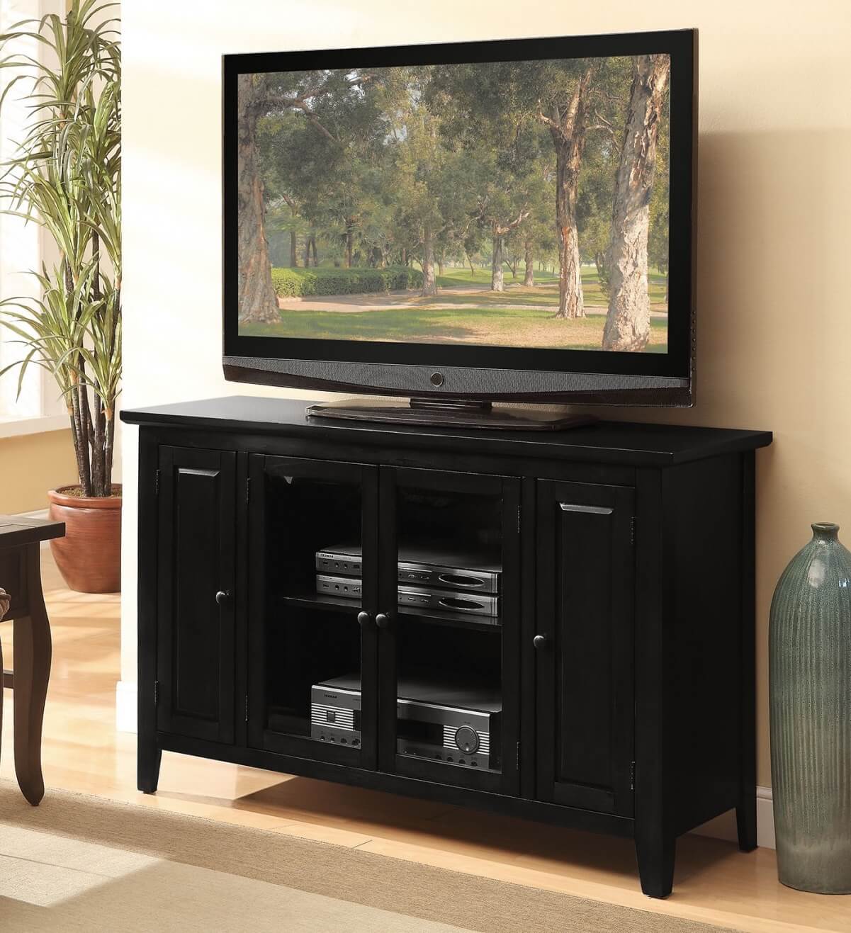 Vida TV Stand, Black by Acme Furniture