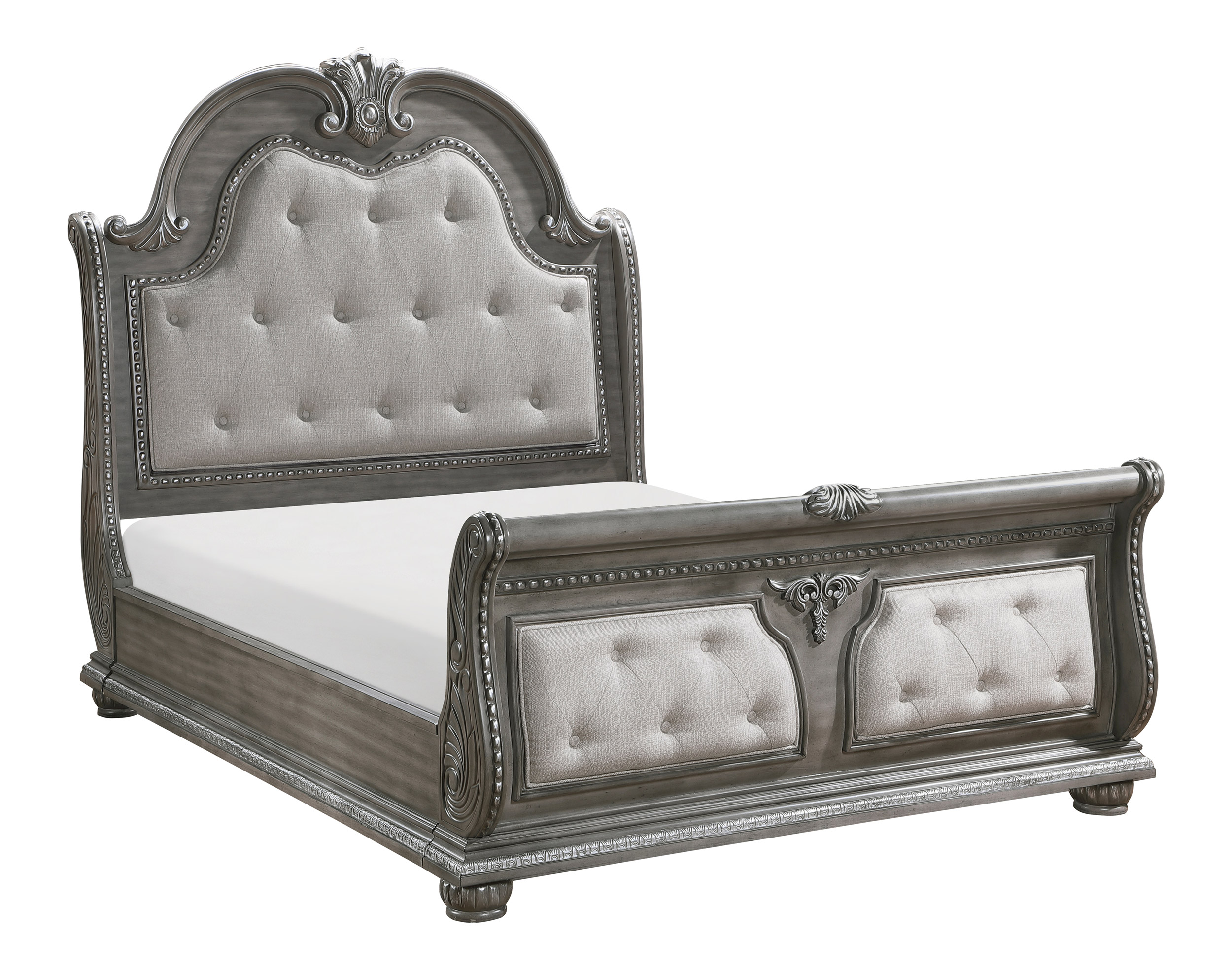 Bennington Polyester/Wood Panel Bed