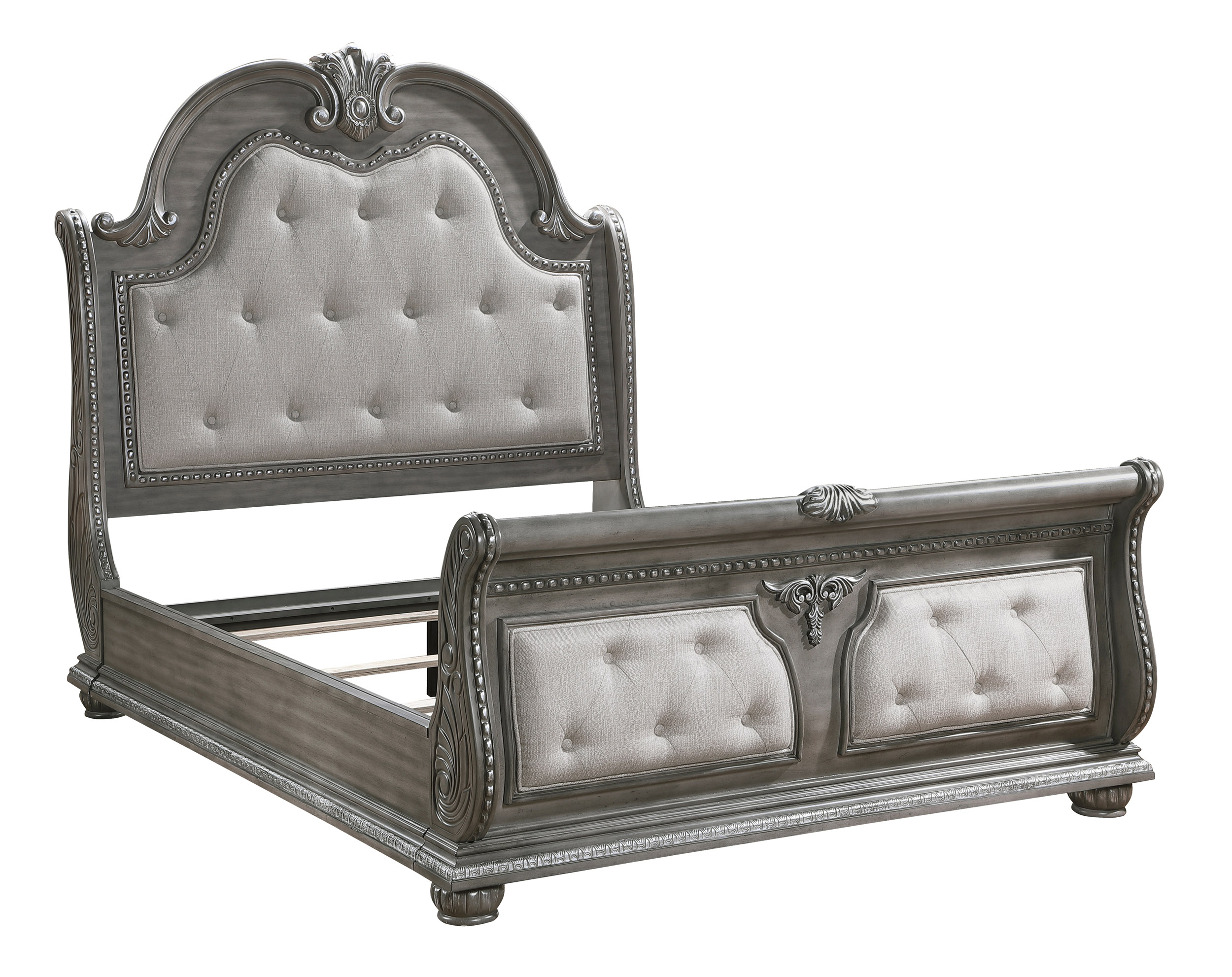 Bennington Polyester/Wood Eastern King Panel Bed