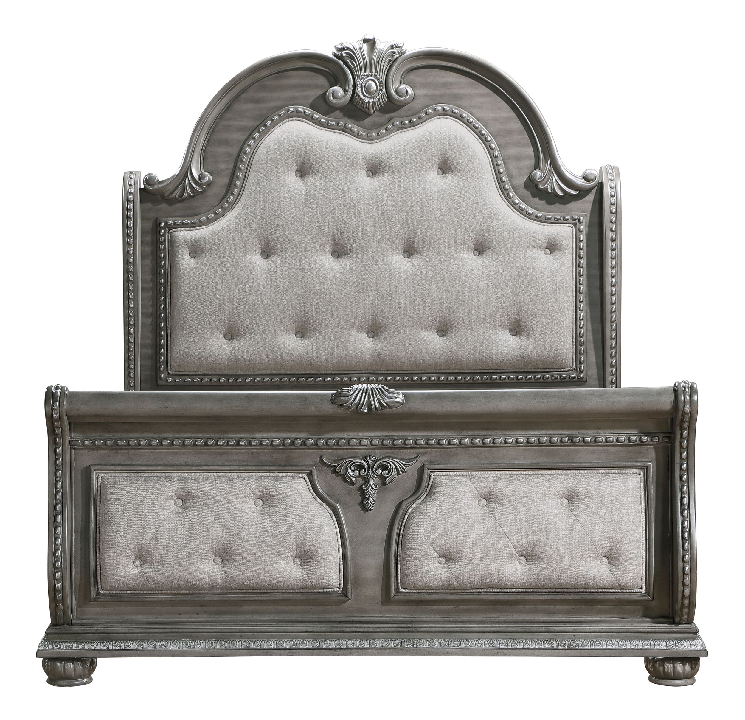 Bennington Polyester/Wood Eastern King Panel Bed