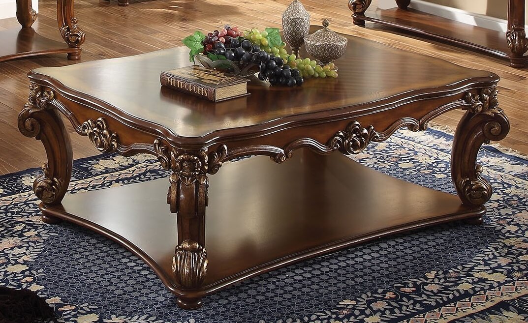 Vendome Rectangular Coffee Table, Cherry by Acme Furniture