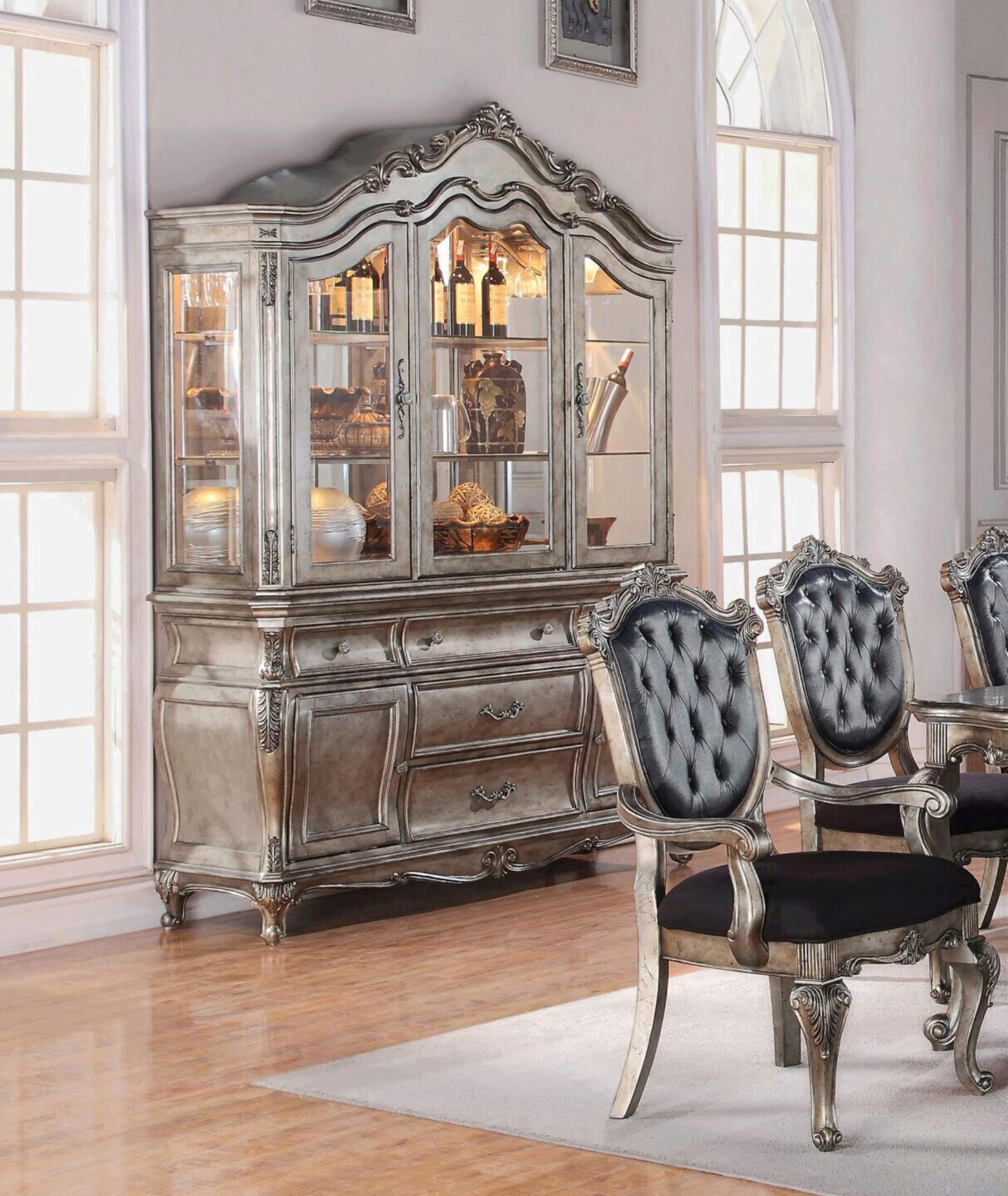 Chantelle Veneer China Cabinet