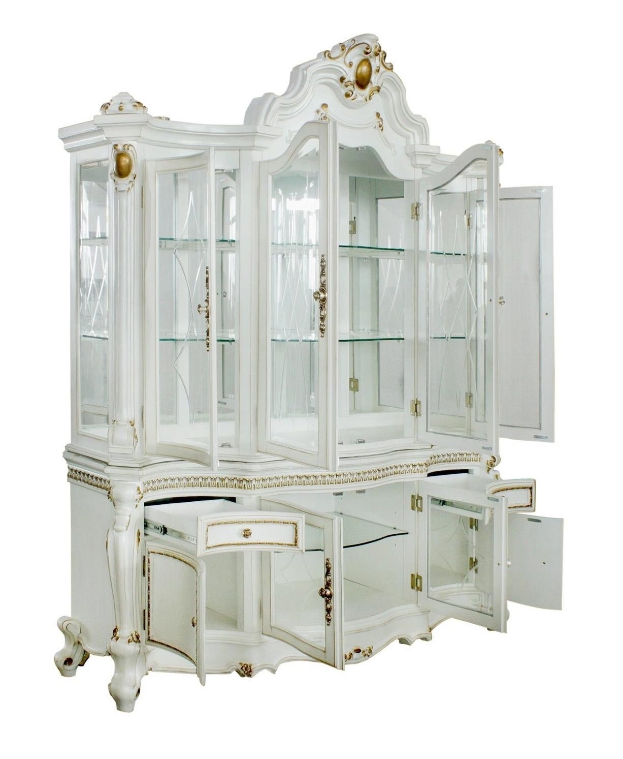 Picardy Wood Extendable Dining Room Set