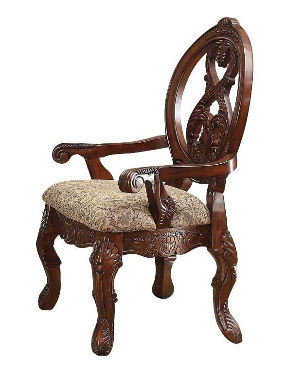 Rovledo Wood Double Pedestal Extendable Dining Room Set