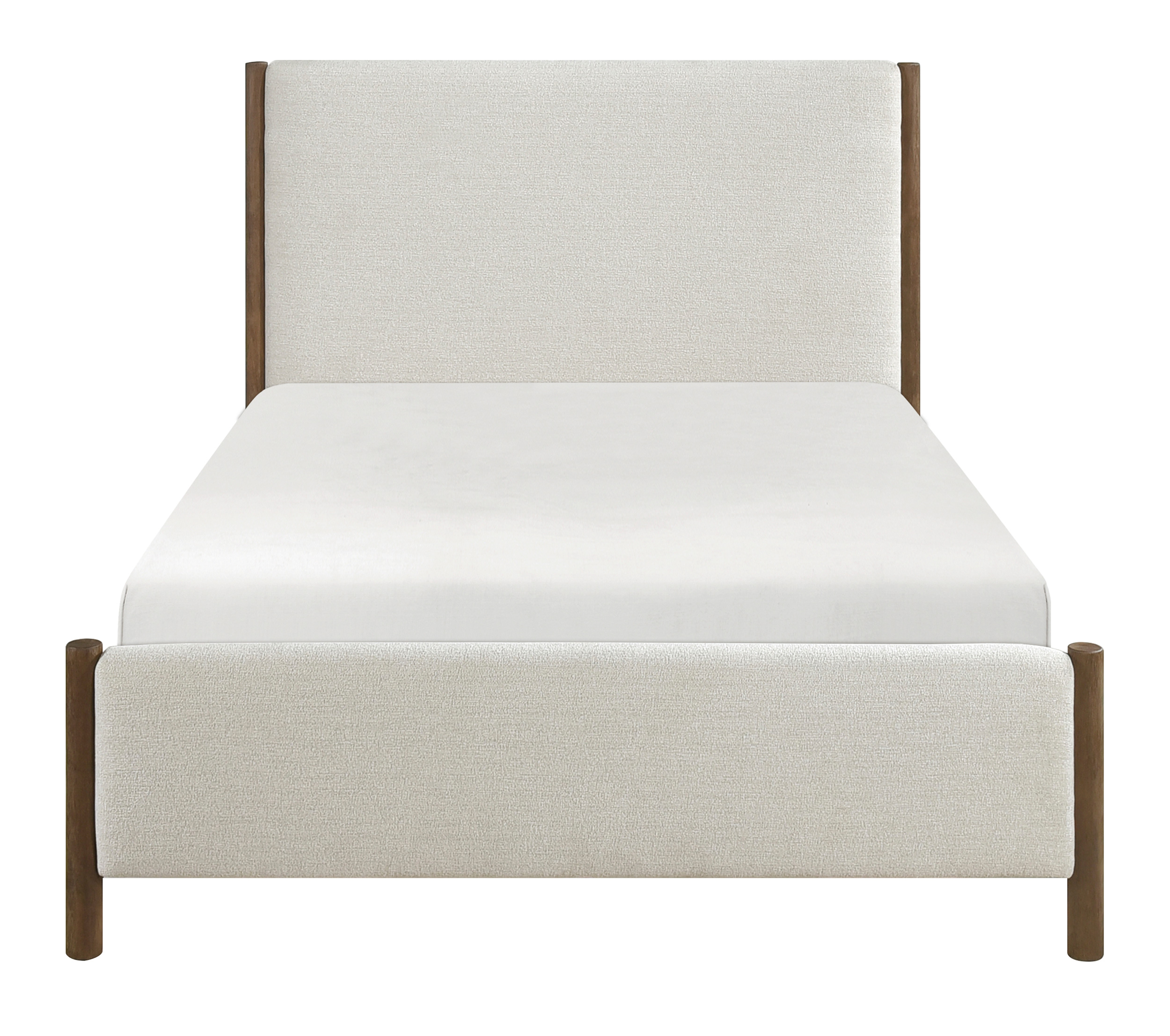 Julian Chenille/Wood Eastern King Platform Bed