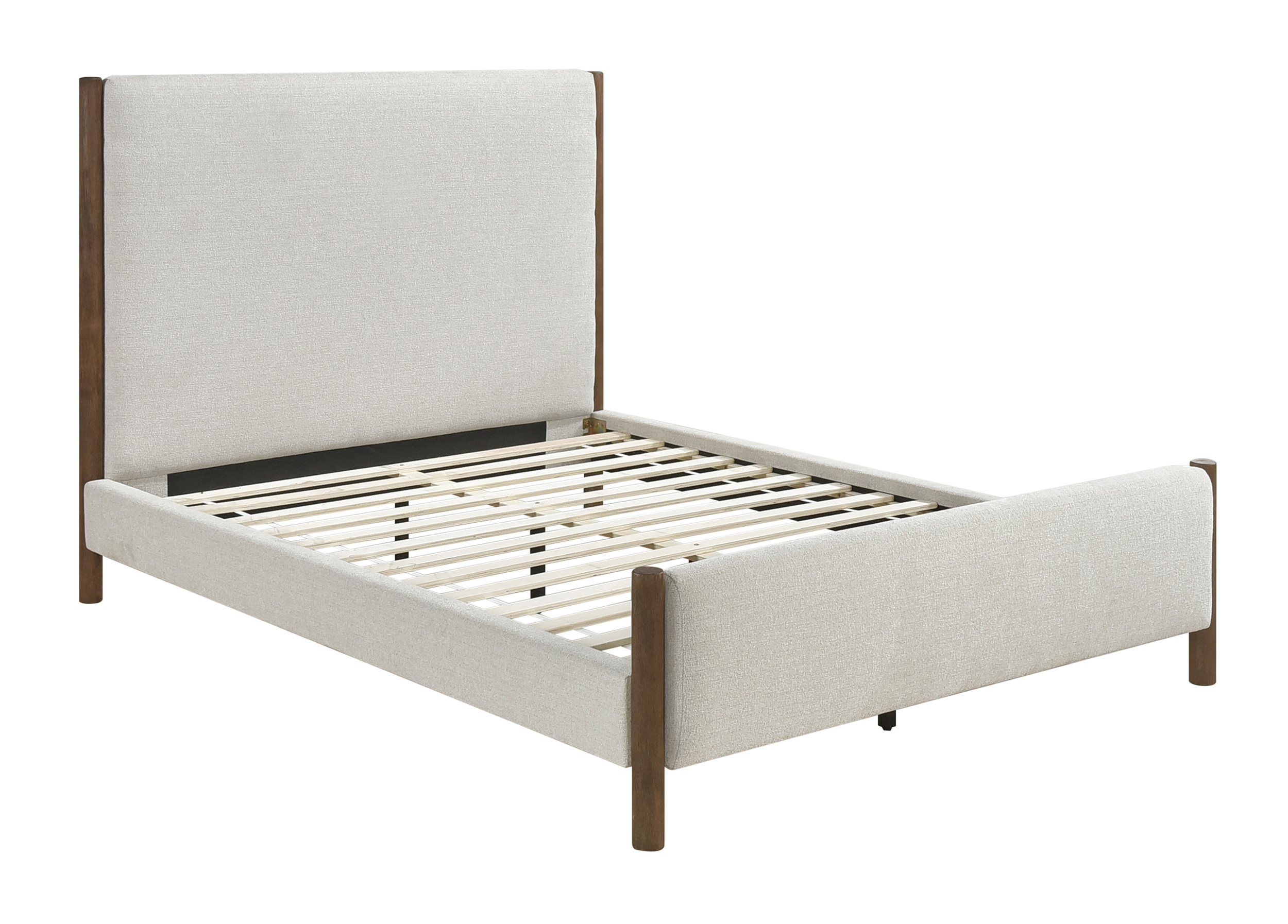 Julian Chenille/Wood Eastern King Platform Bed