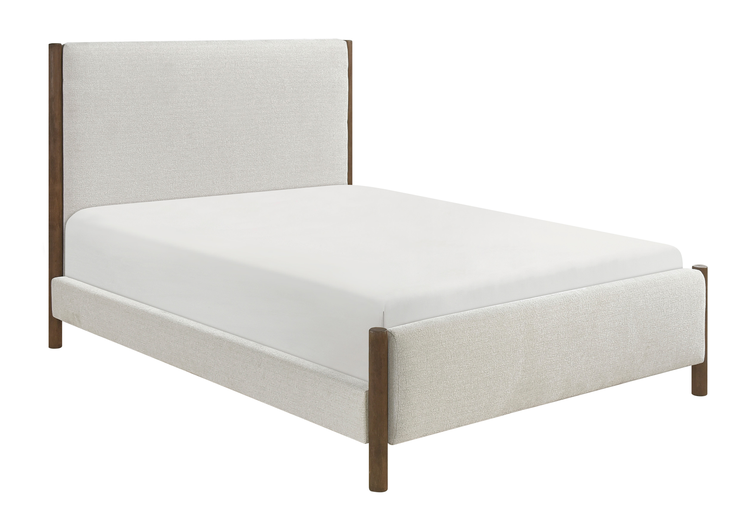 Julian Chenille/Wood Platform Bed