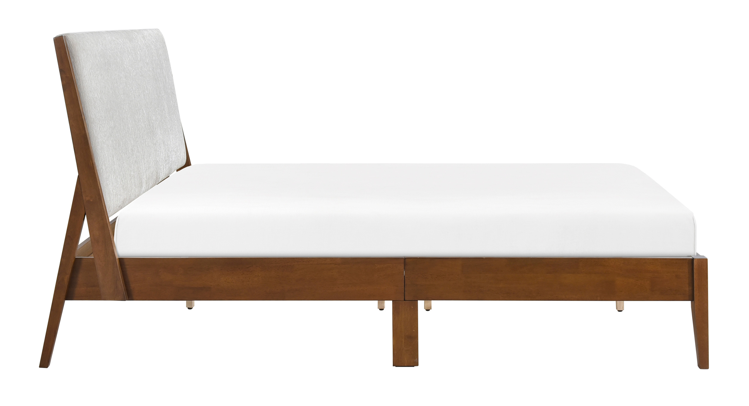 Jasper Chenille/Wood Eastern King Platform Bed