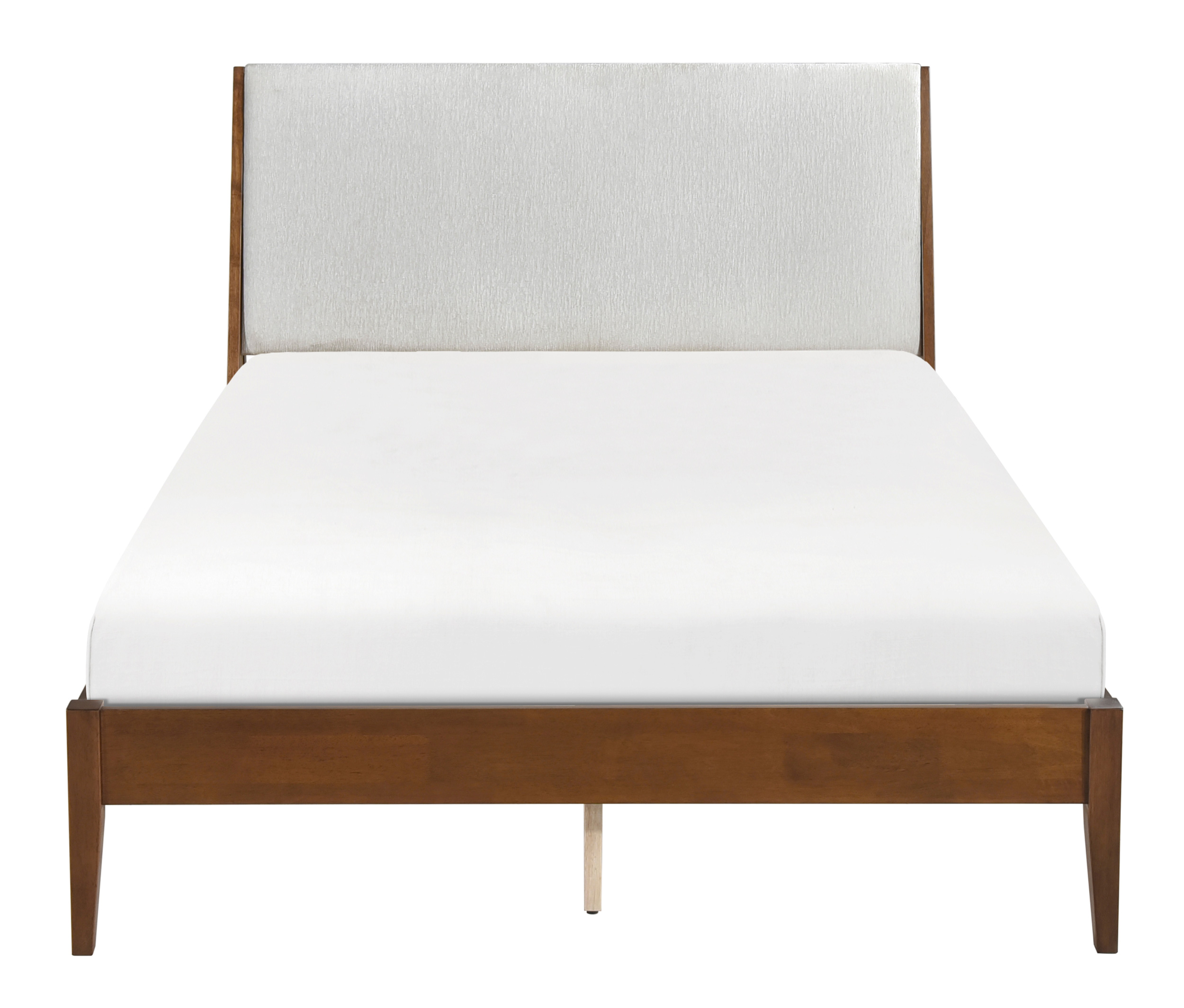 Jasper Chenille/Wood California King Platform Bed