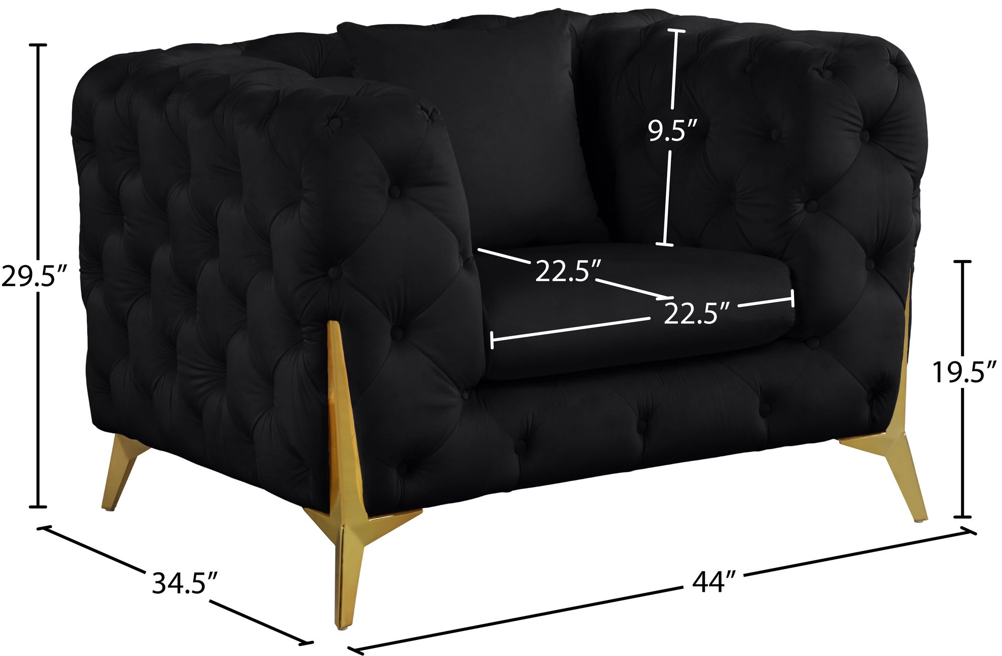 Kingdom Velvet Chair
