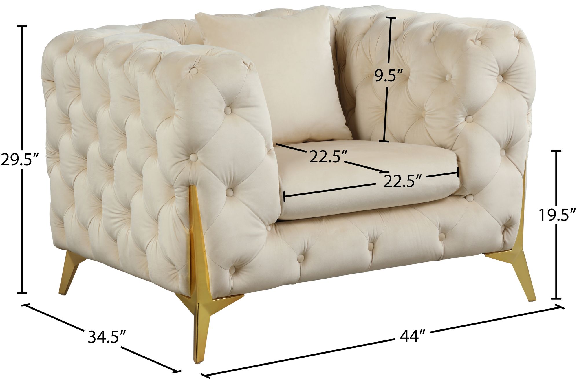 Kingdom Velvet Chair