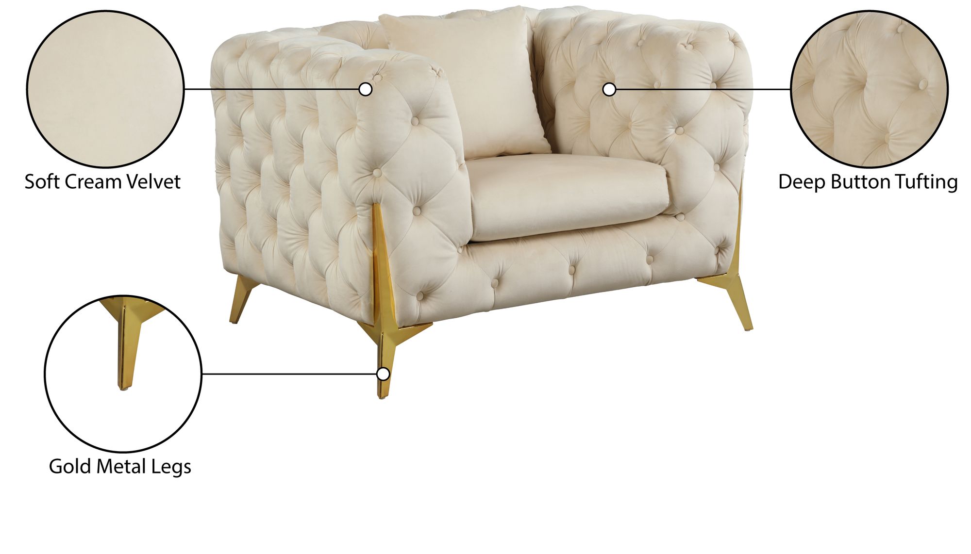 Kingdom Velvet Chair