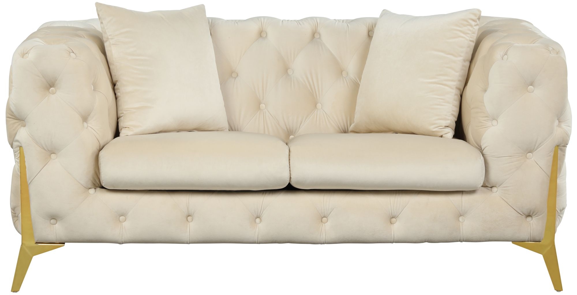 Kingdom Velvet Loveseat