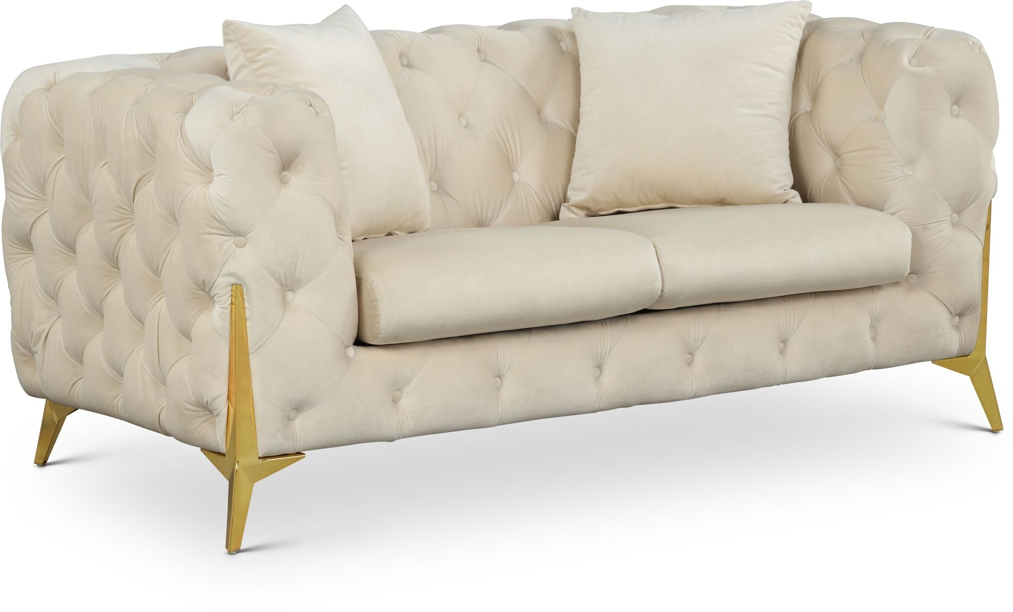 Kingdom Velvet Loveseat