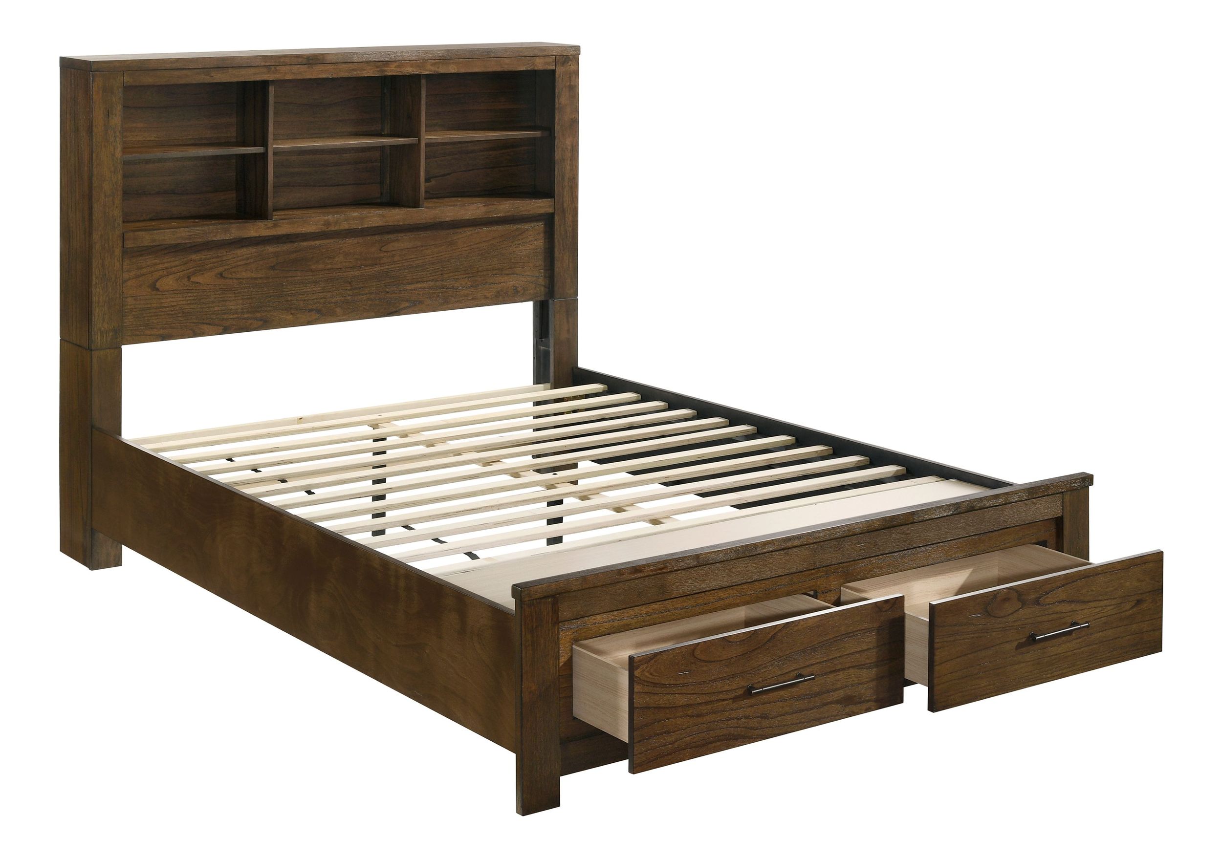 Sullivan Wood California King Storage Platform Bed