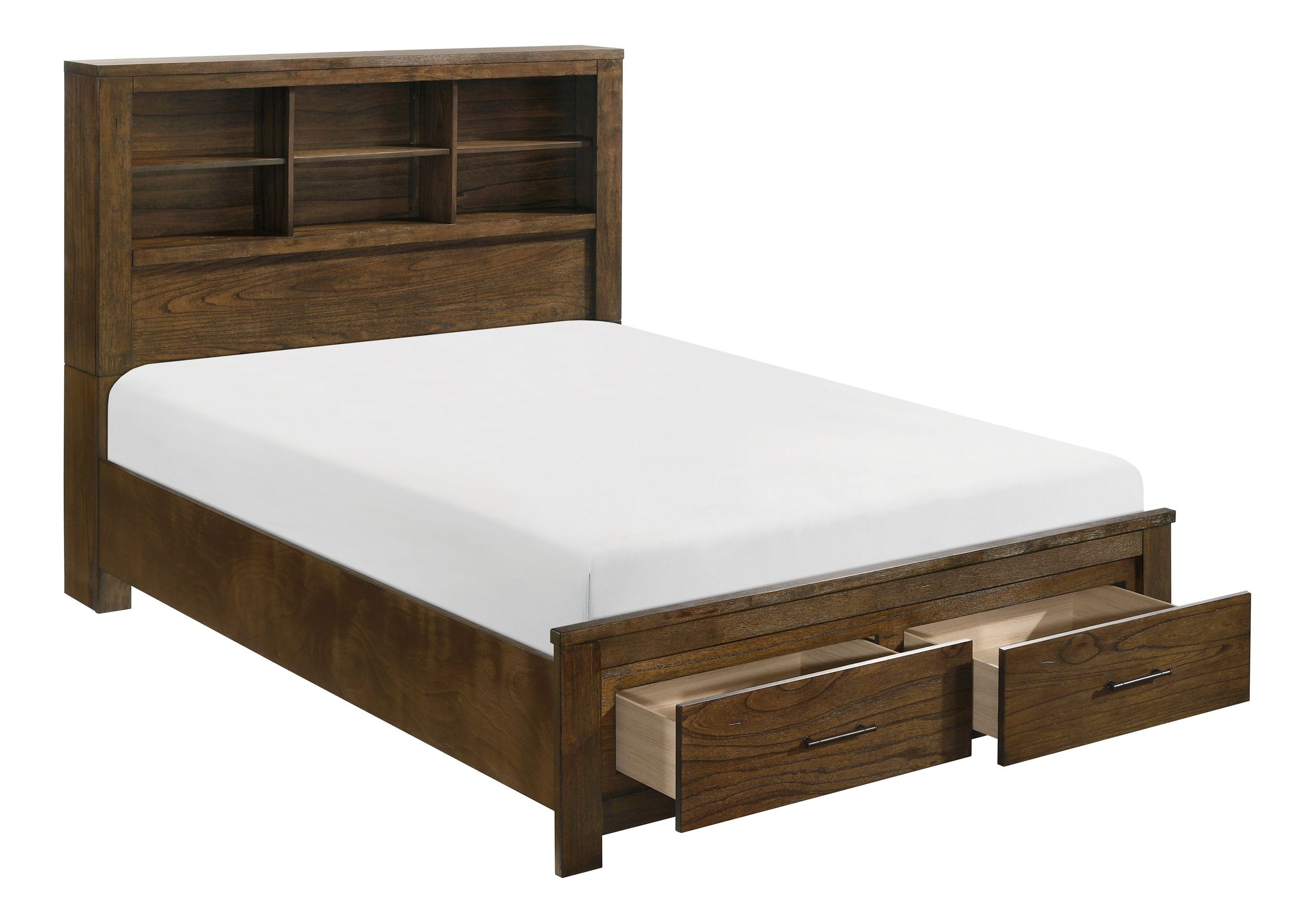 Sullivan Wood Storage Platform Bed