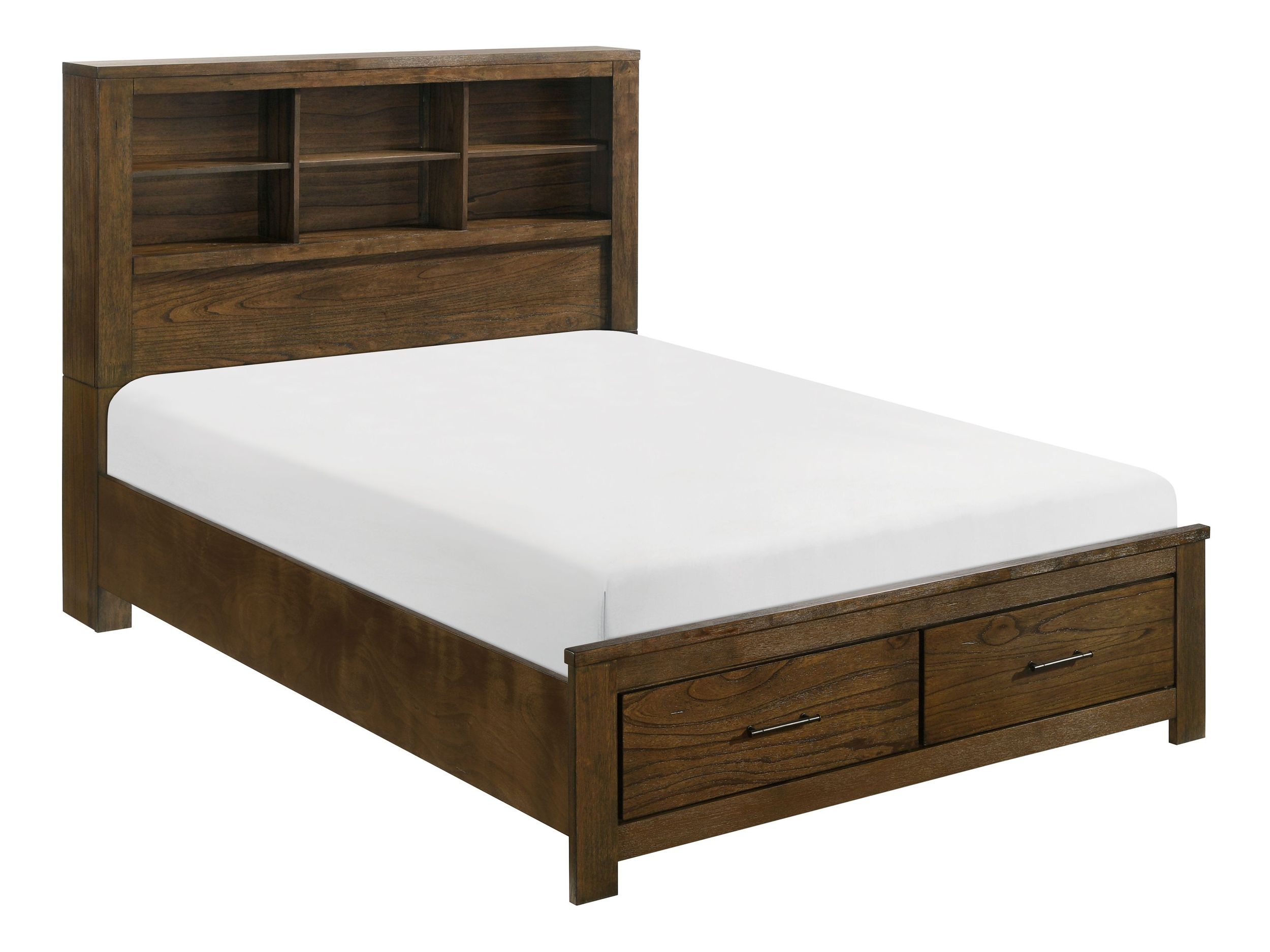 Sullivan Wood Storage Platform Bed