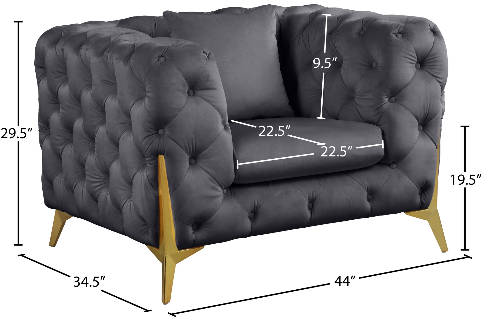 Kingdom Velvet Chair