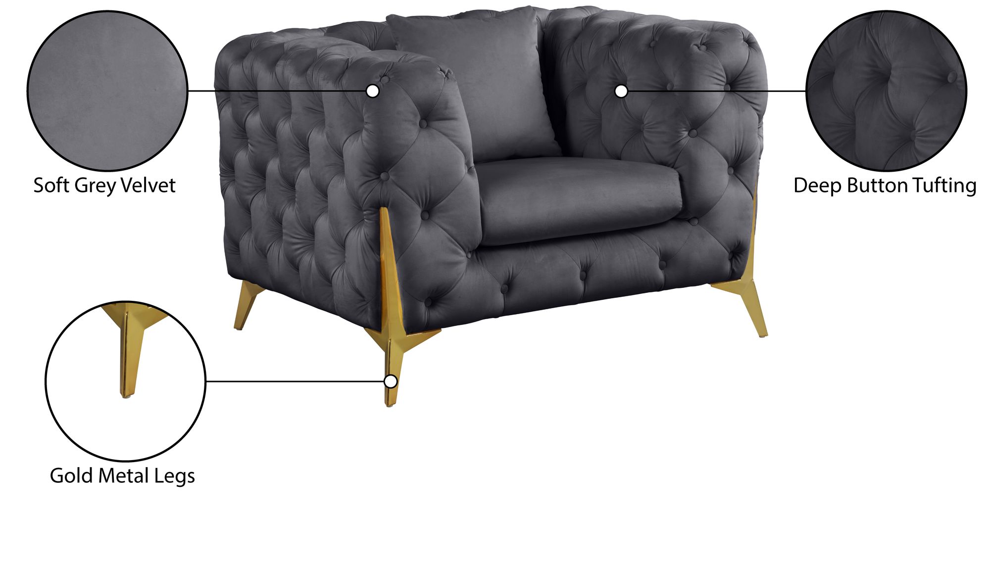 Kingdom Velvet Chair