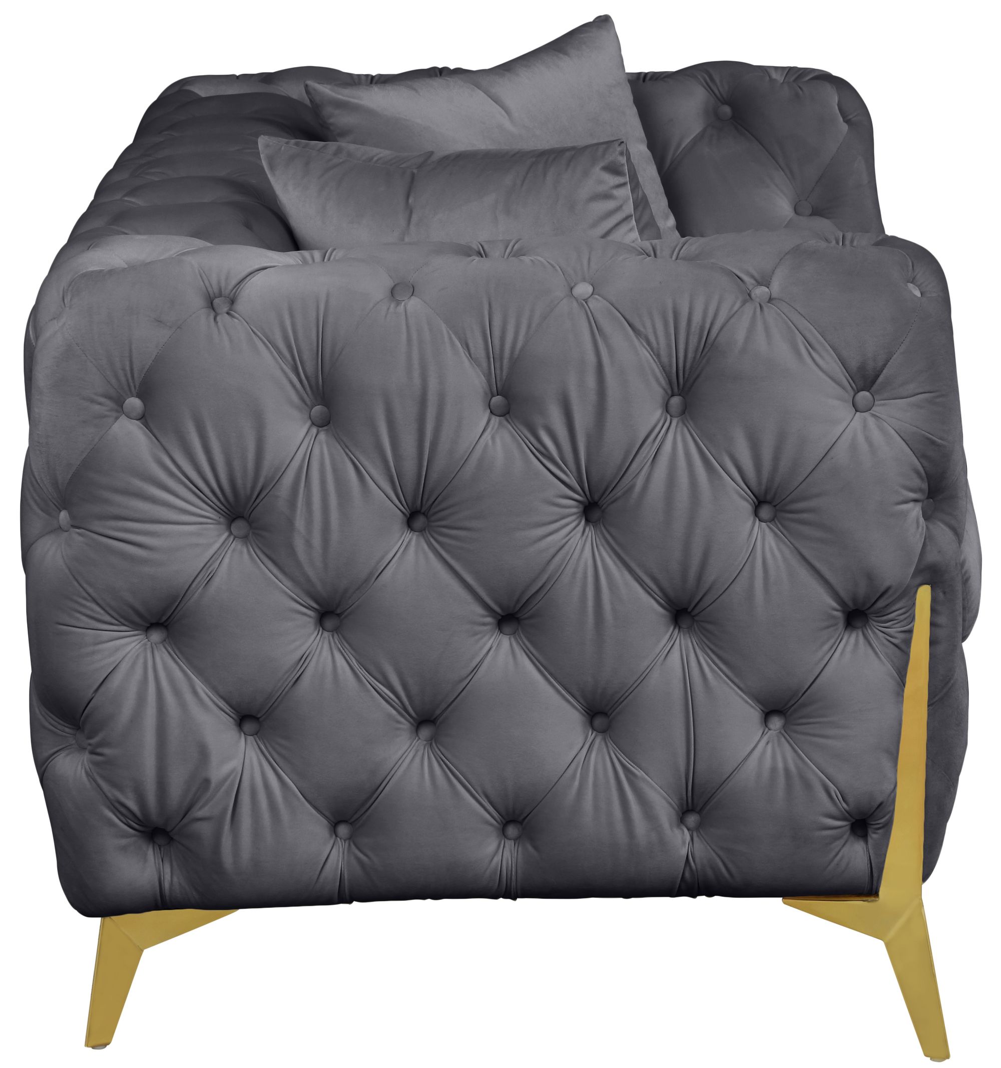 Kingdom Velvet Loveseat