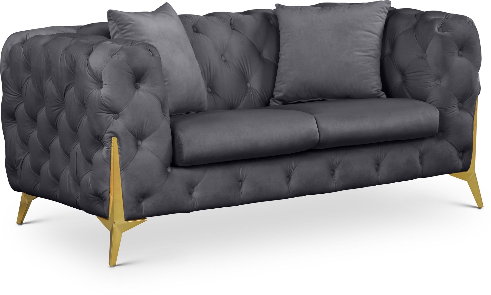 Kingdom Velvet Loveseat