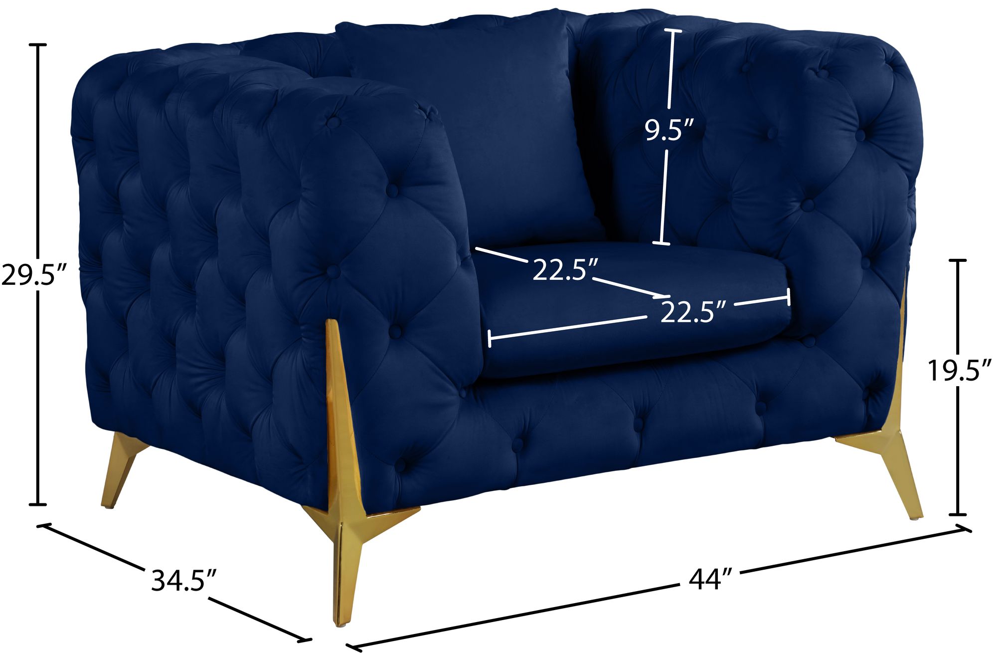 Kingdom Velvet Chair