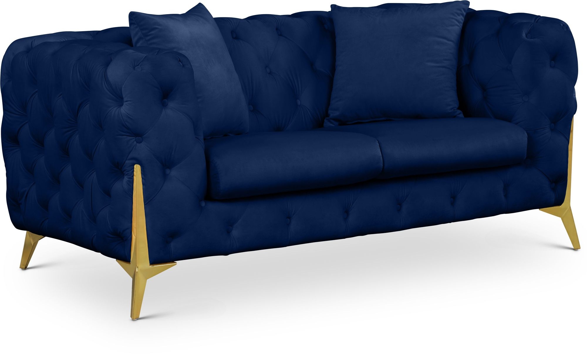 Kingdom Velvet Loveseat