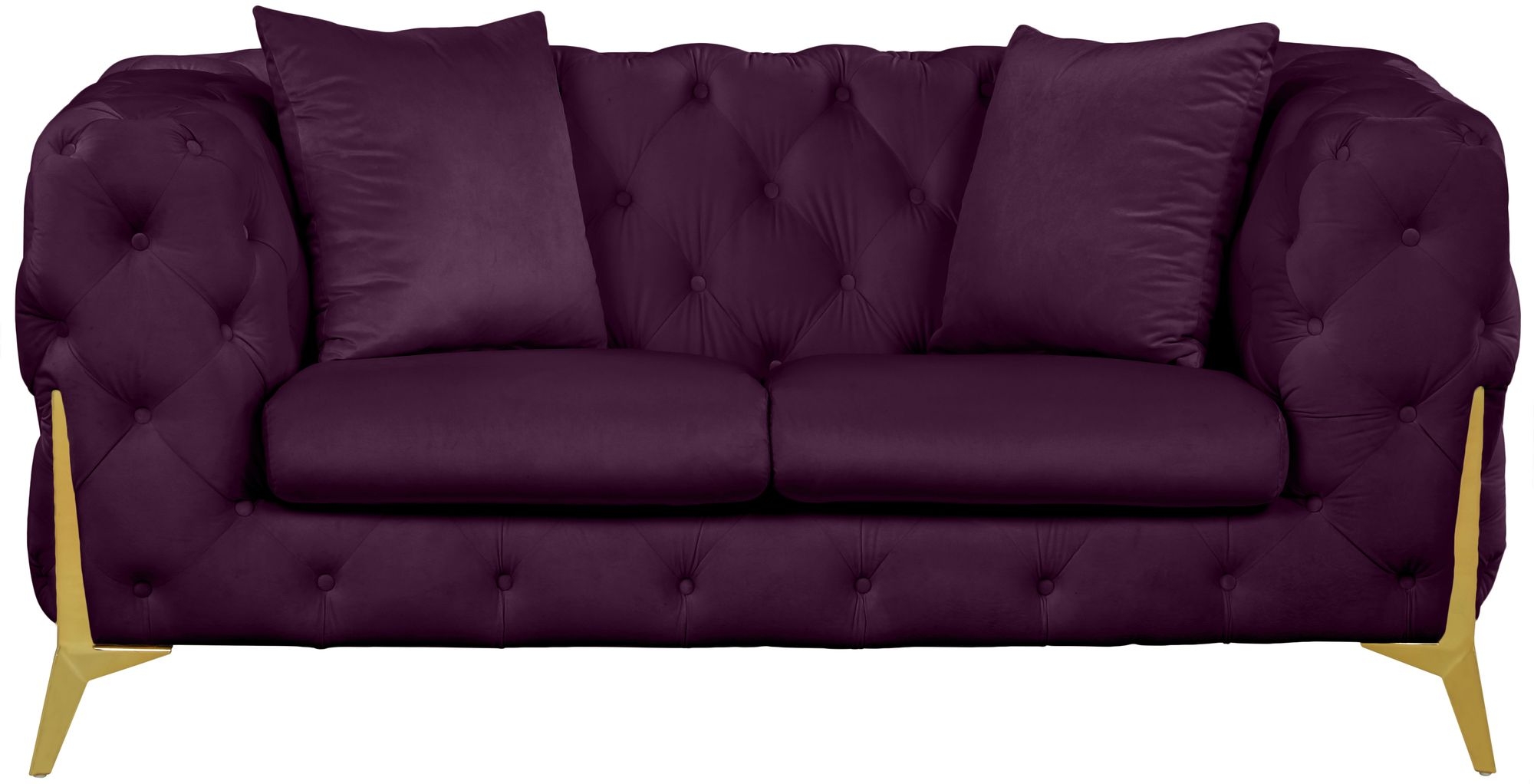 Kingdom Velvet Loveseat
