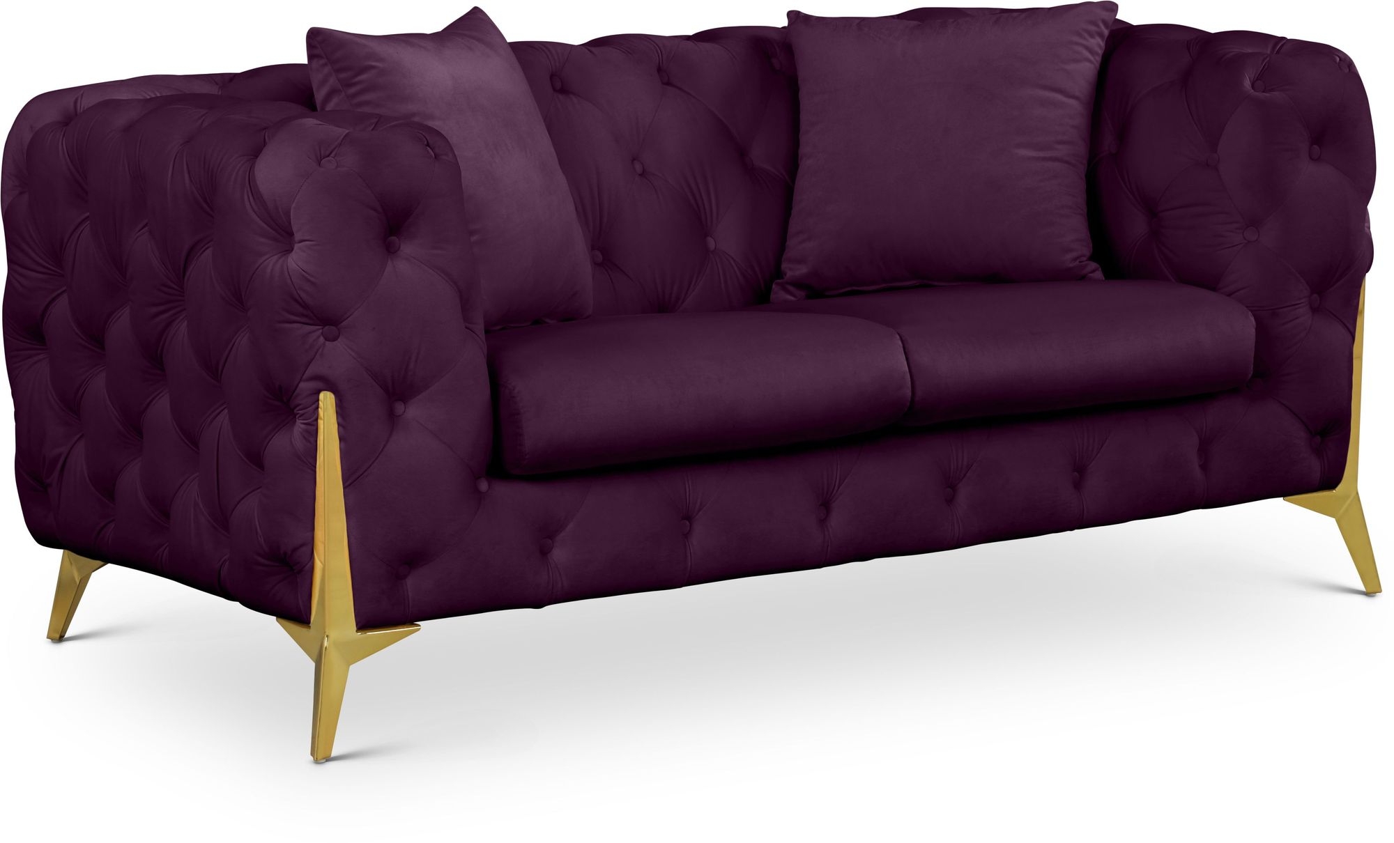 Kingdom Velvet Loveseat