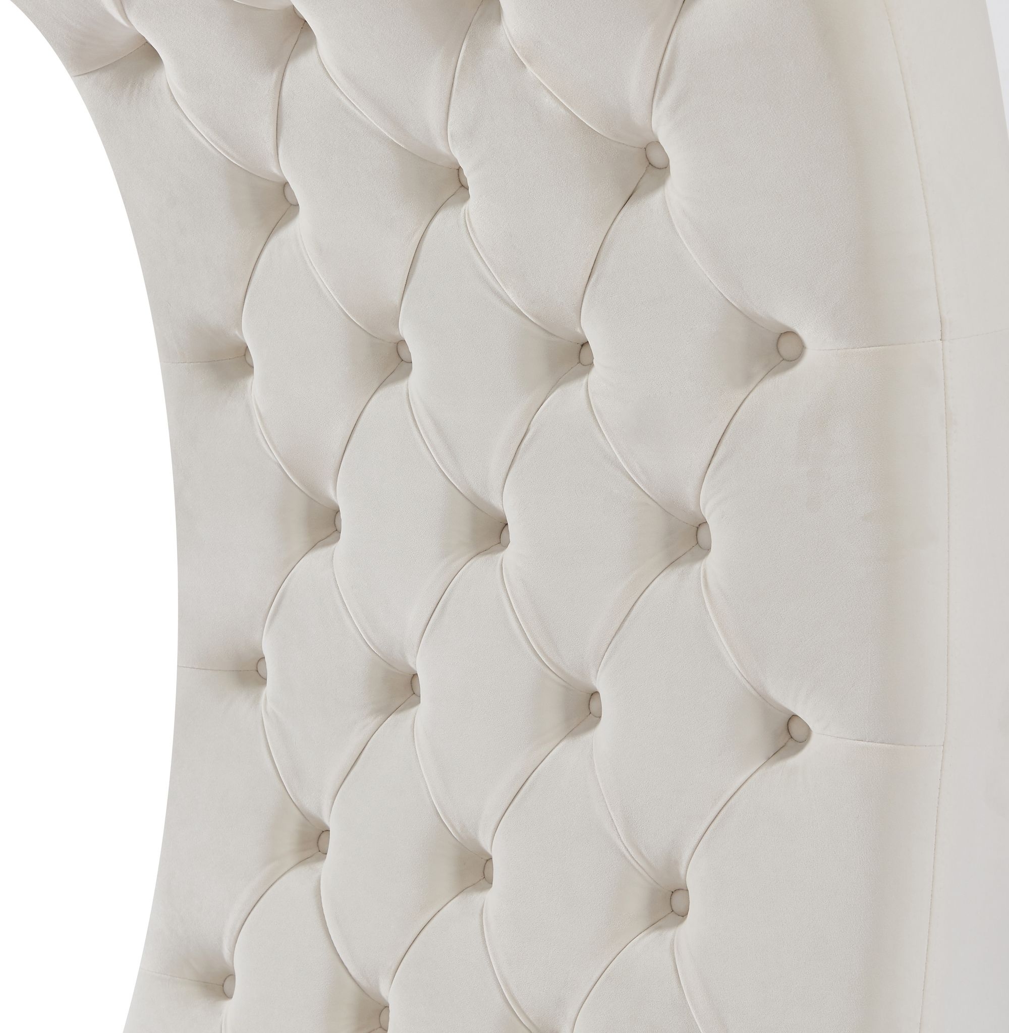 Crescent Velvet Chair