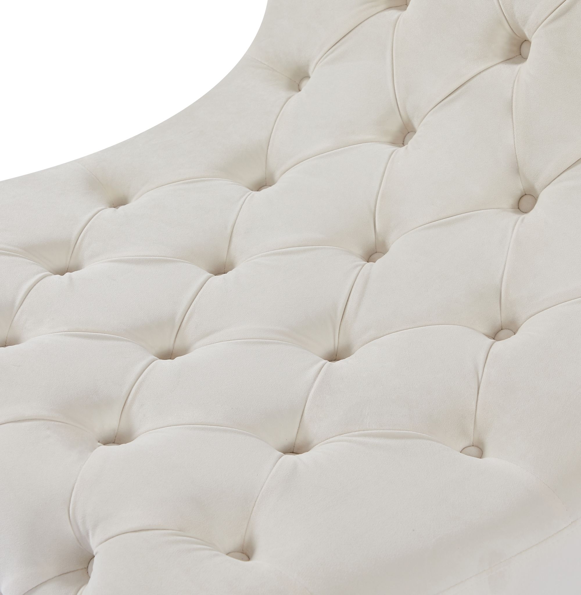 Crescent Velvet Chair