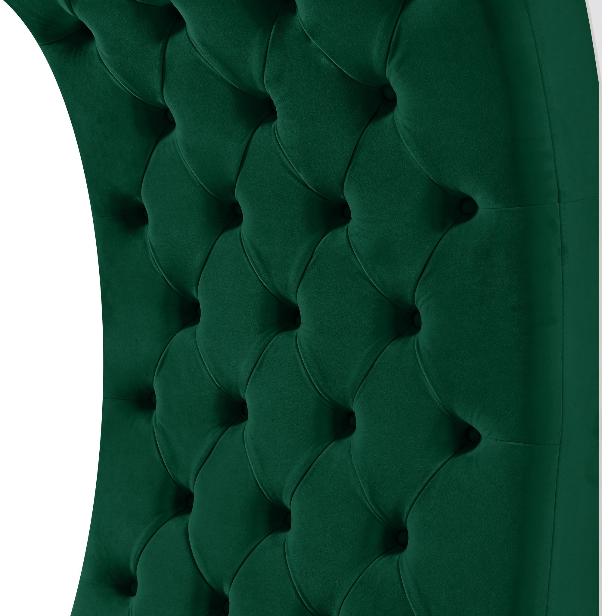 Crescent Velvet Chair