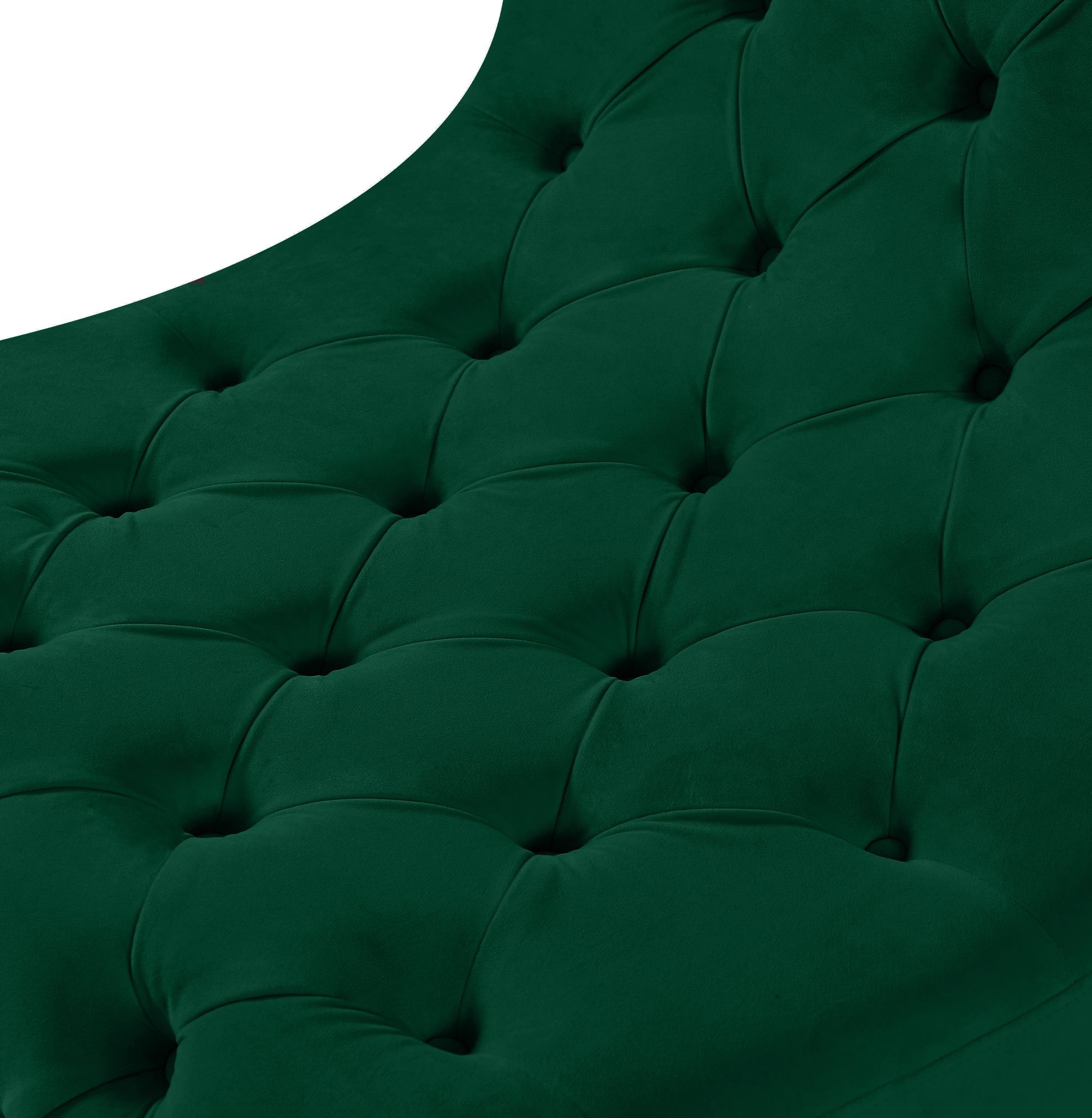 Crescent Velvet Chair