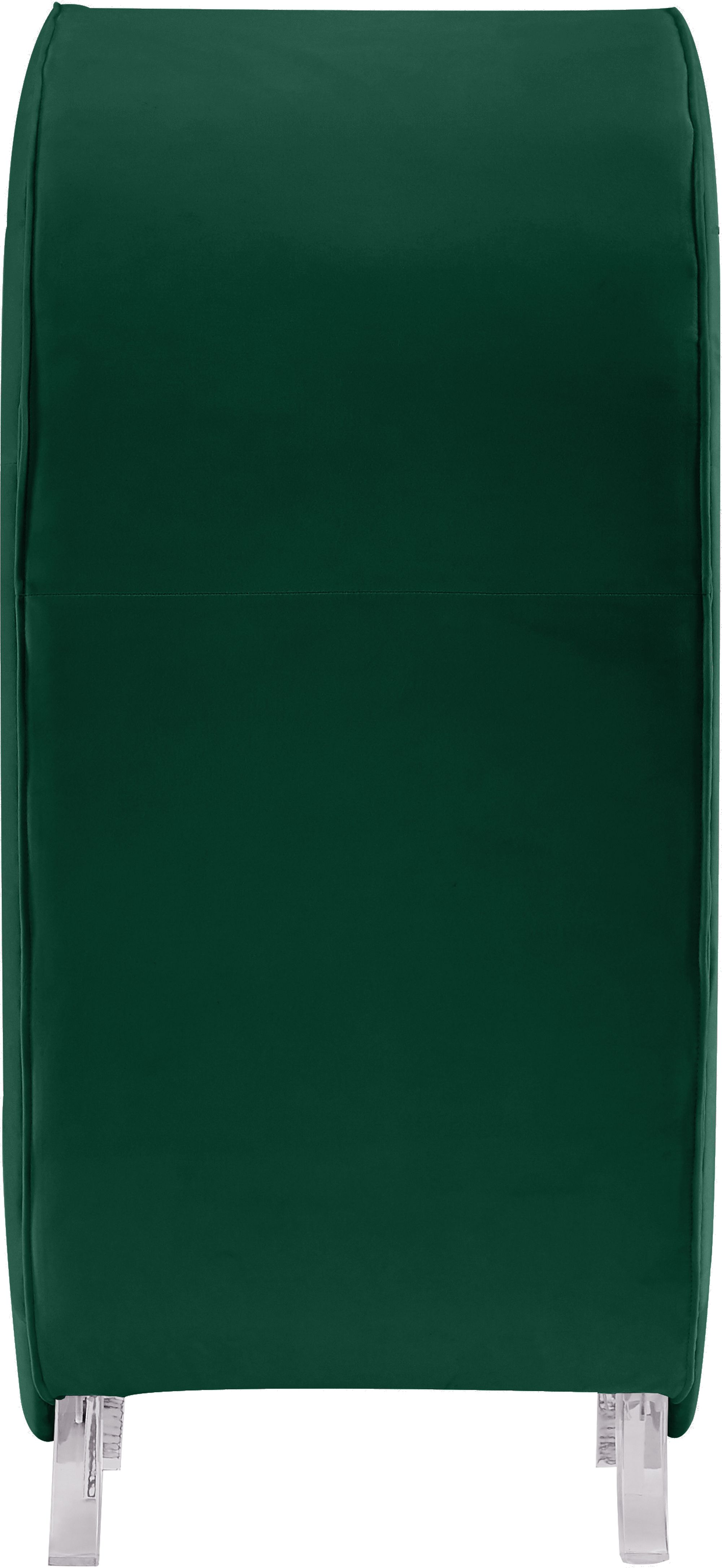 Crescent Velvet Chair