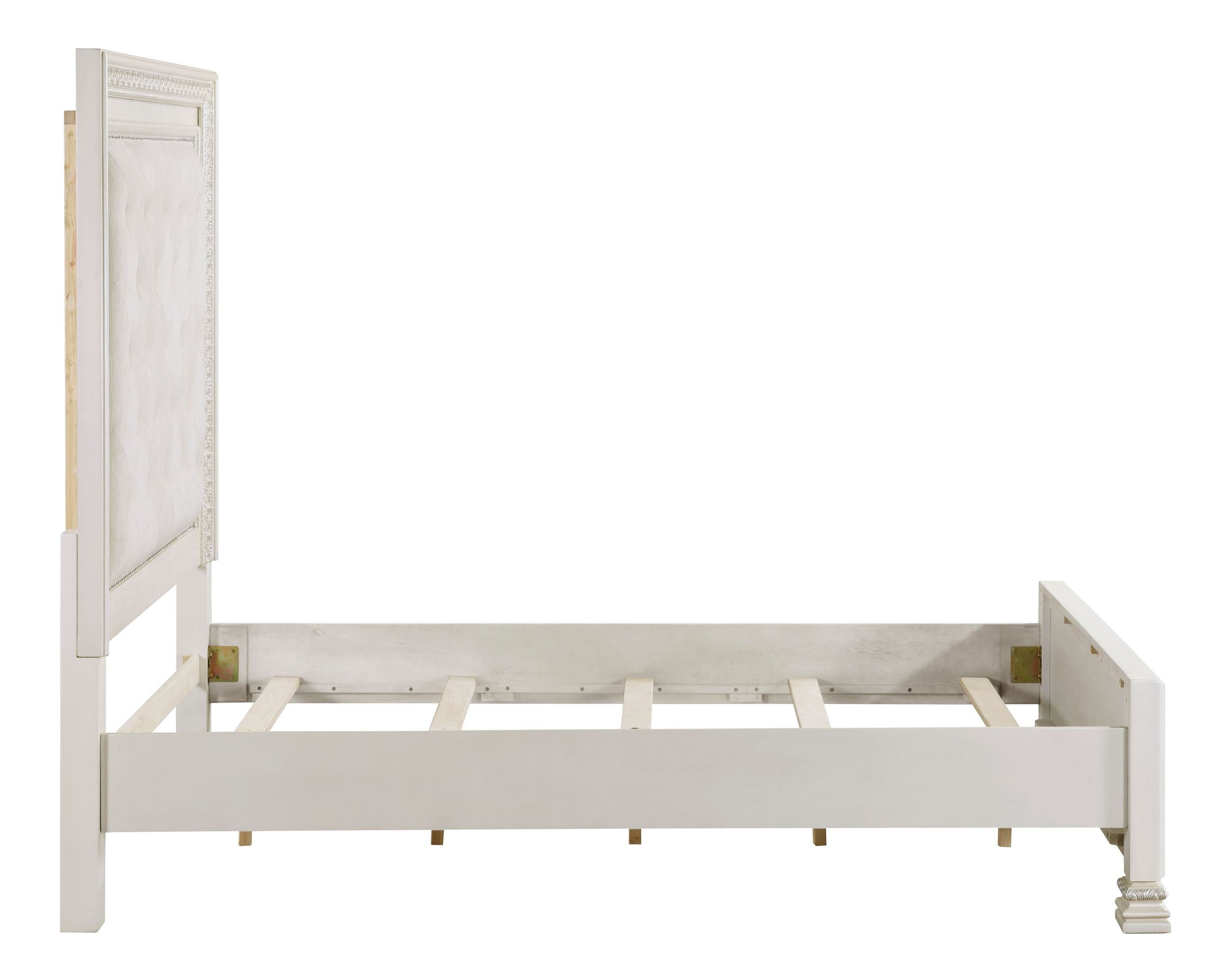 Theodora Polyester/Wood Queen Panel Bed
