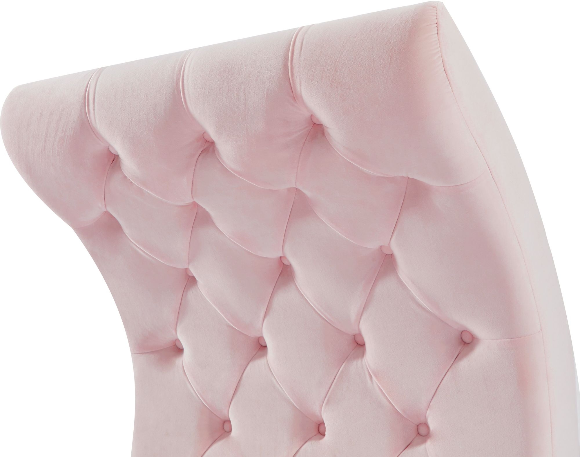 Crescent Velvet Chair